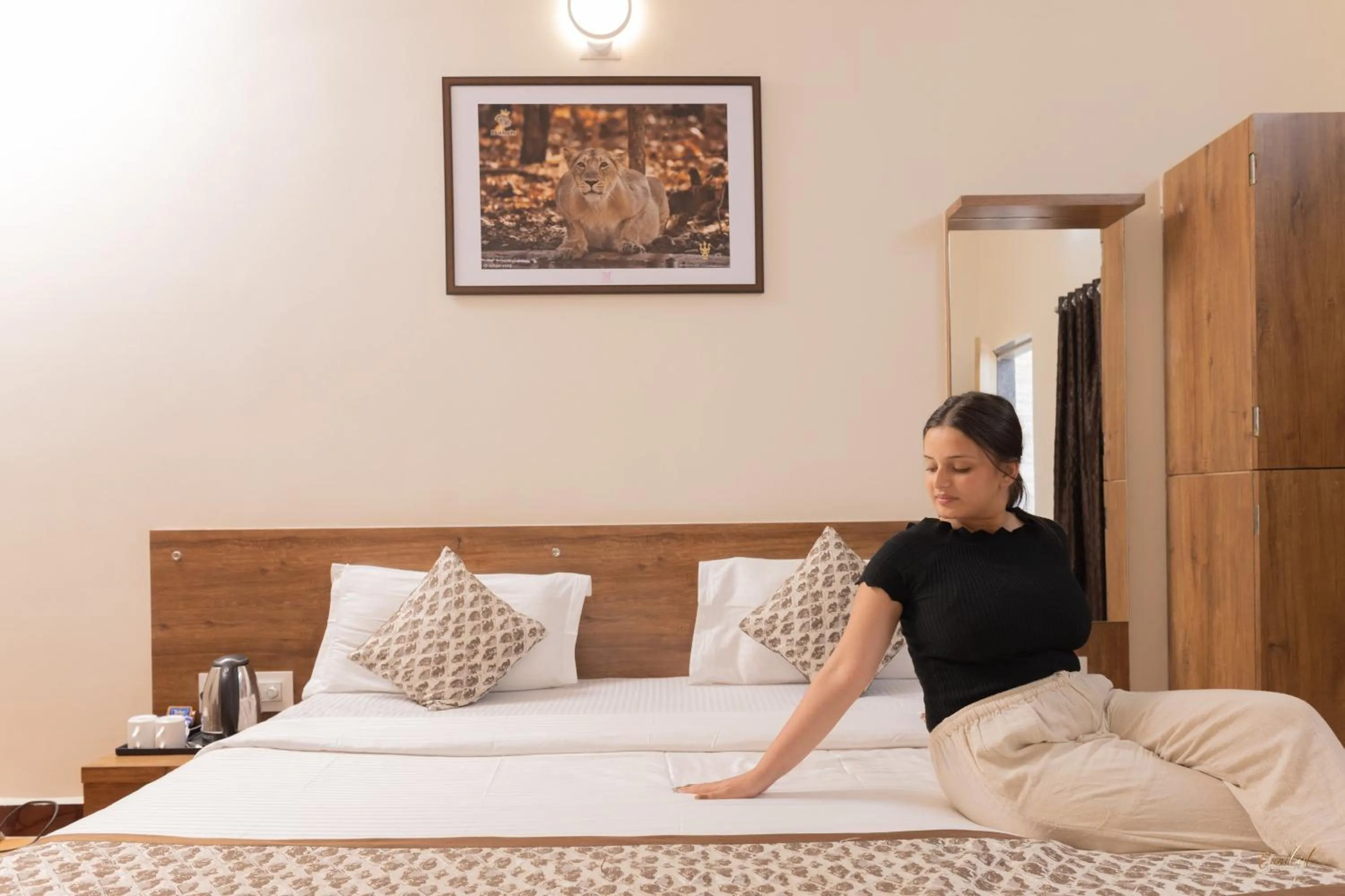 Photo of the whole room, Bed in Daksh Resort And Amusement Park