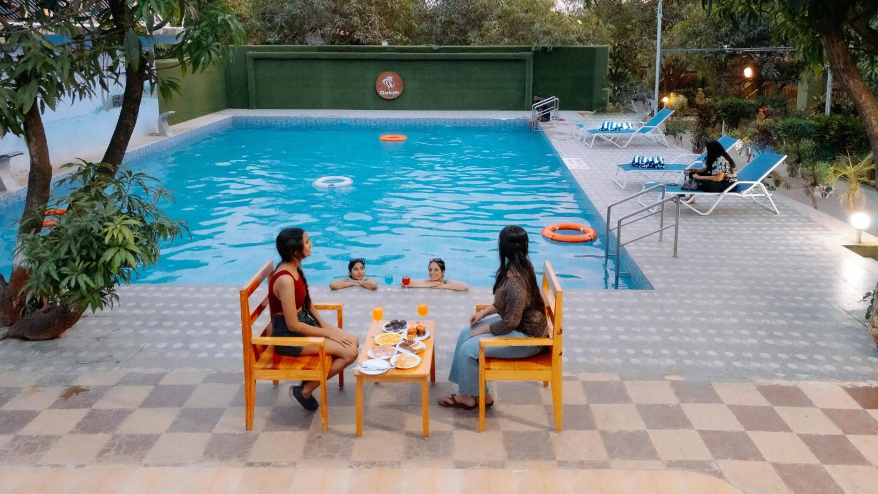 Swimming pool in Daksh Resort And Amusement Park