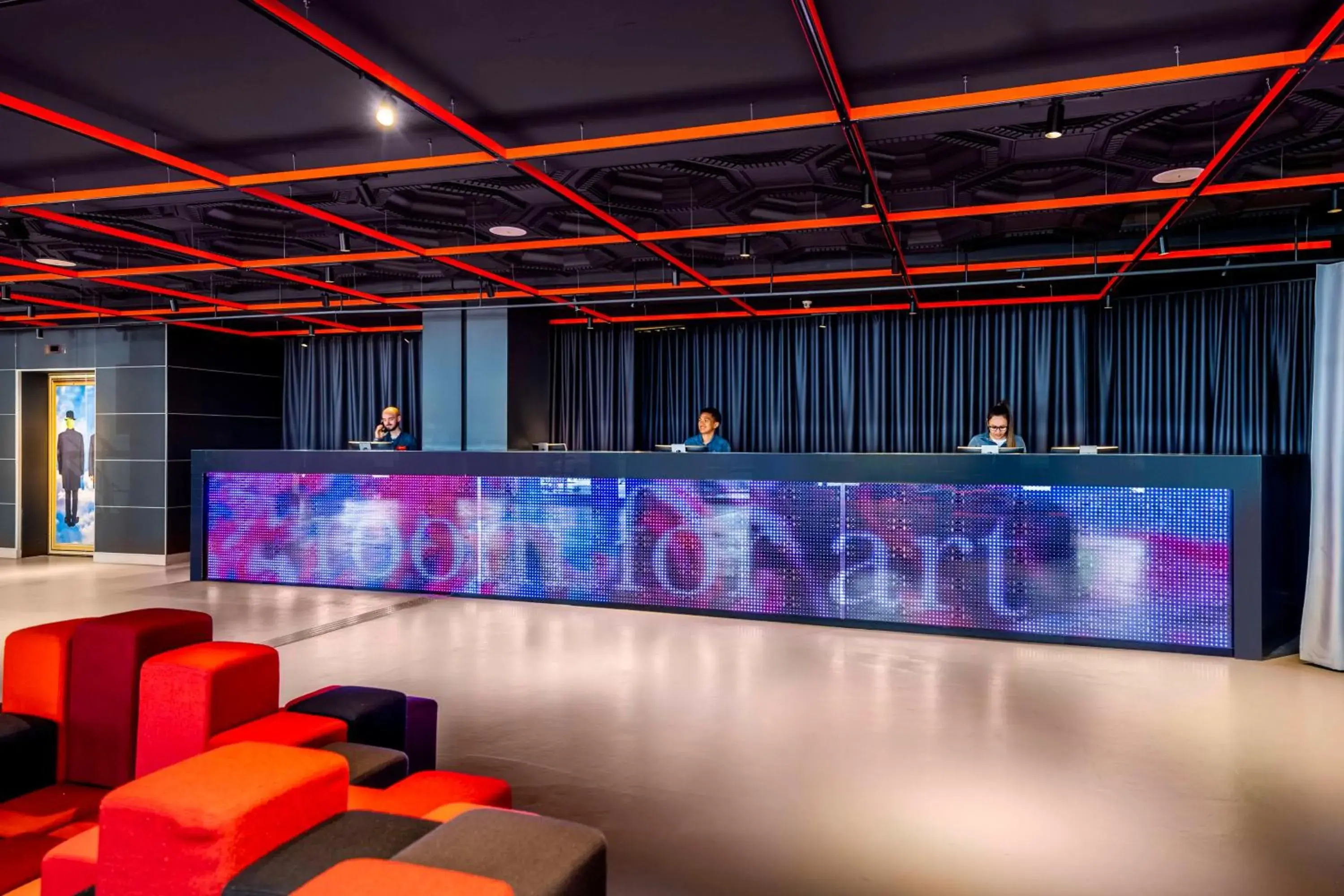 Lobby or reception in nhow Brussels Bloom Lobby or reception in nhow Brussels Bloom