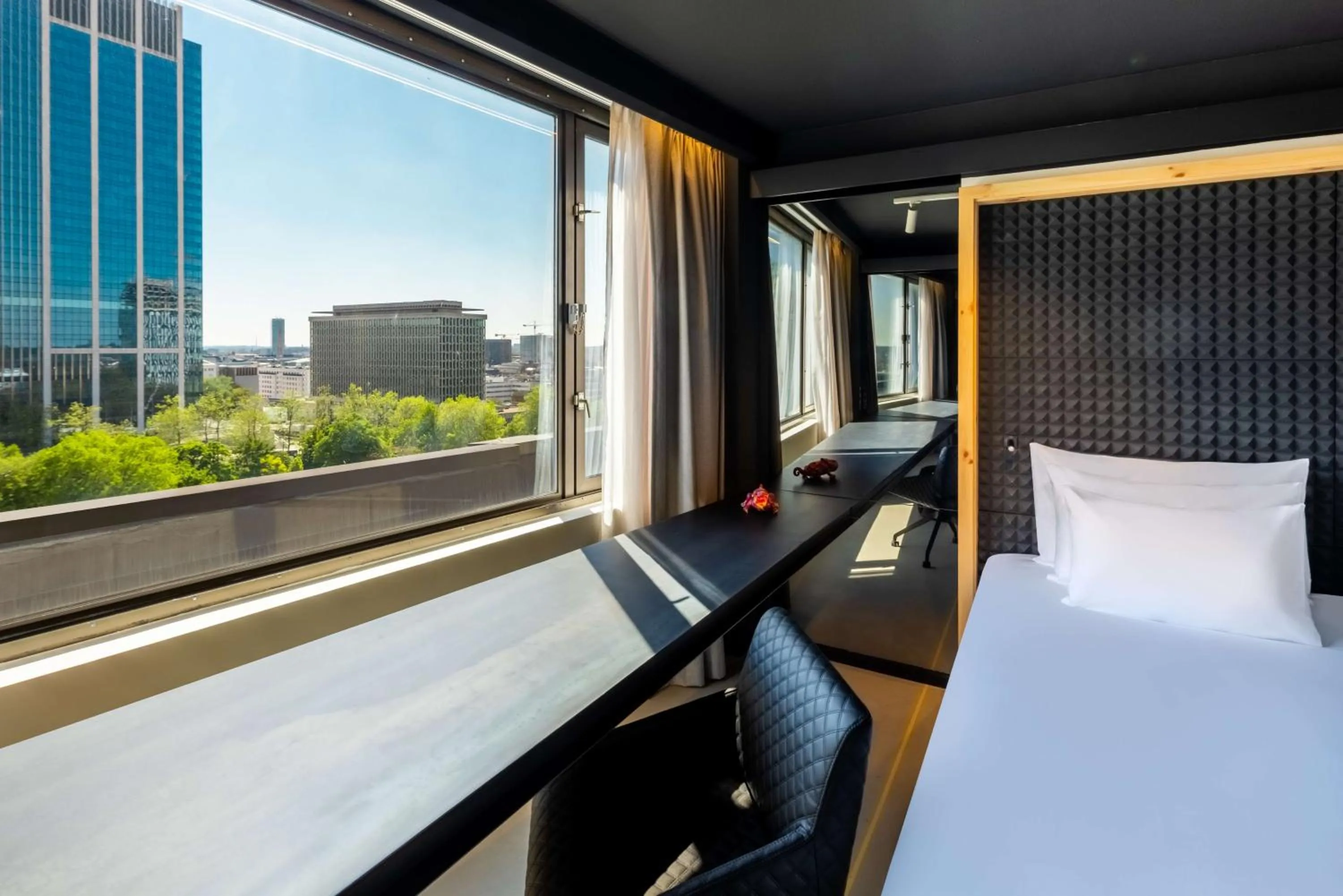 Bedroom, Bed in nhow Brussels Bloom