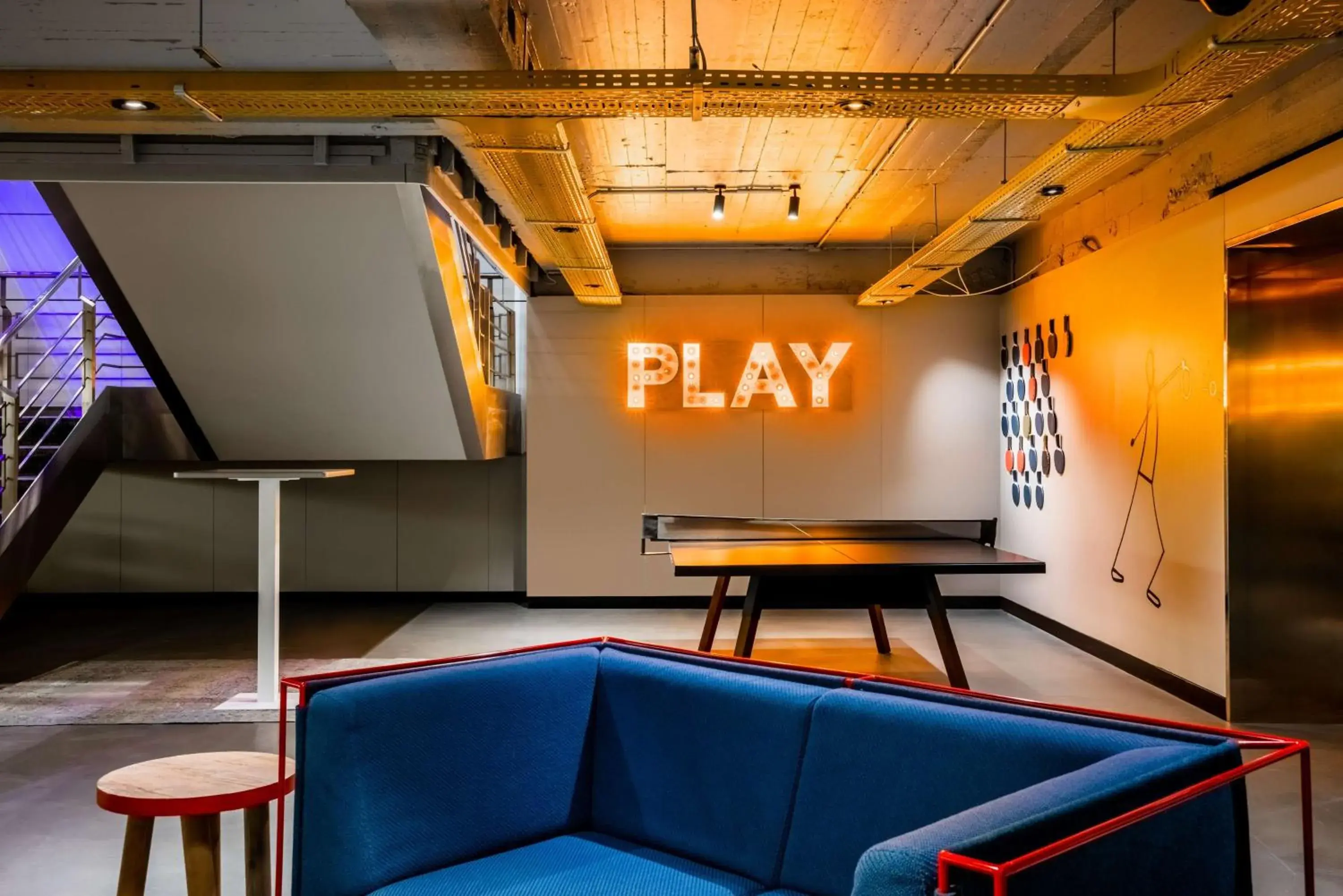 Lounge or bar in nhow Brussels Bloom Lounge or bar in nhow Brussels Bloom