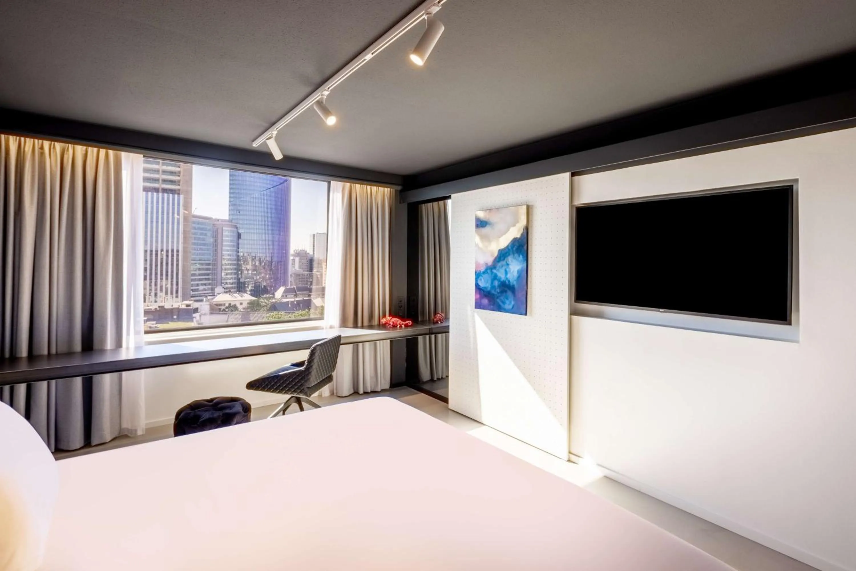 Bedroom, Bed in nhow Brussels Bloom