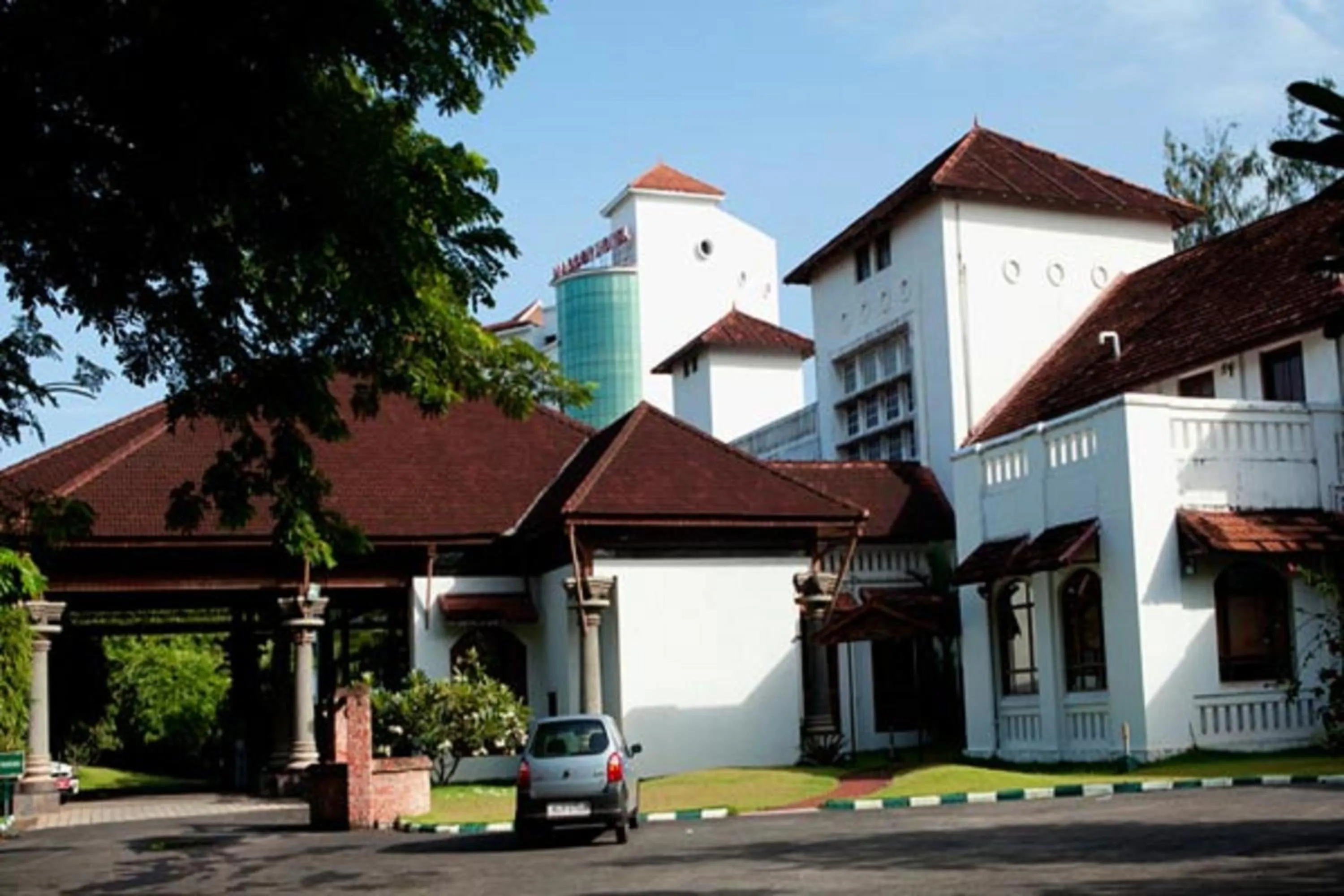 Facade/entrance in KTDC Mascot Hotel - A Heritage Living Experience