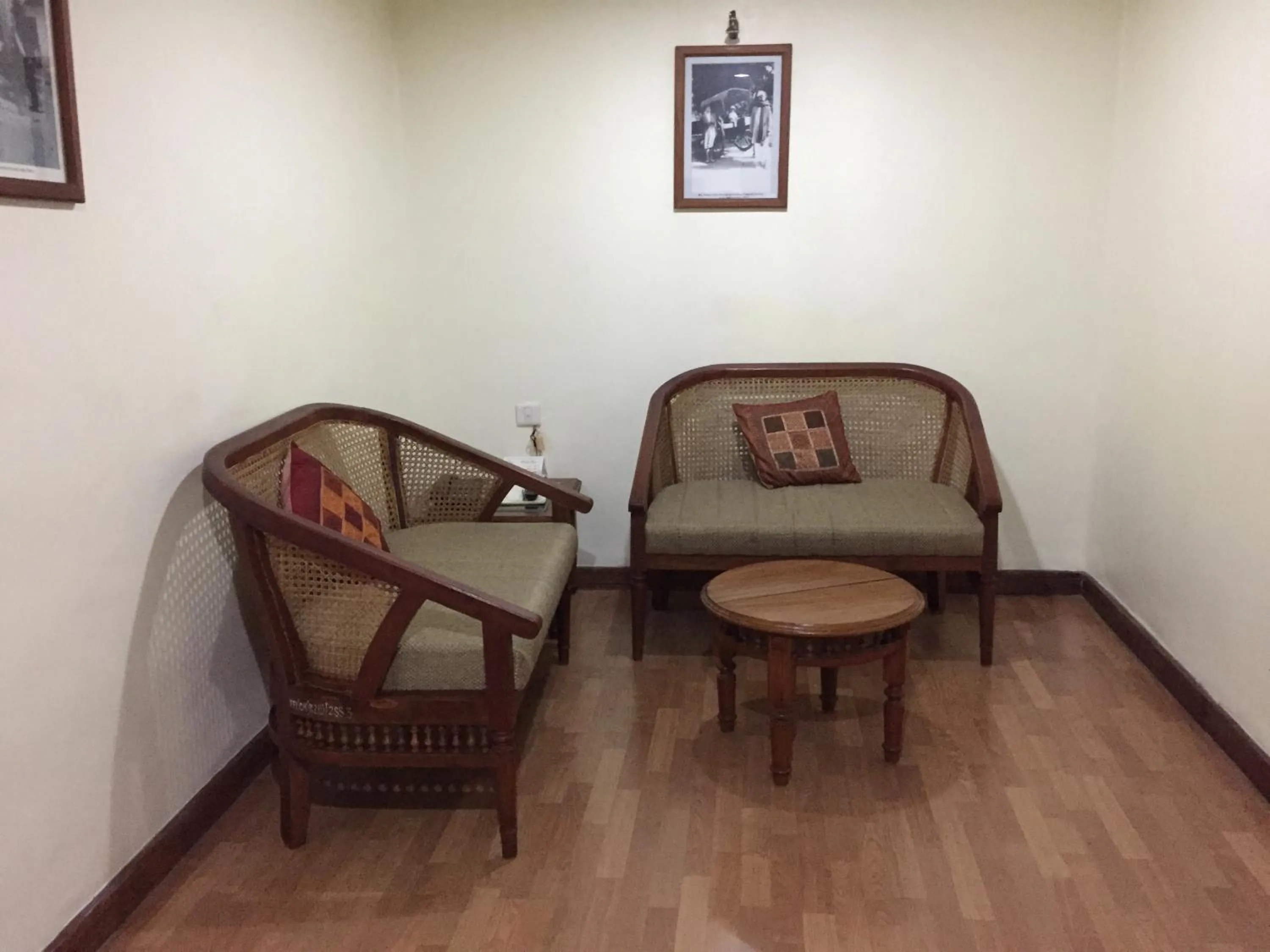 Living room in KTDC Mascot Hotel - A Heritage Living Experience
