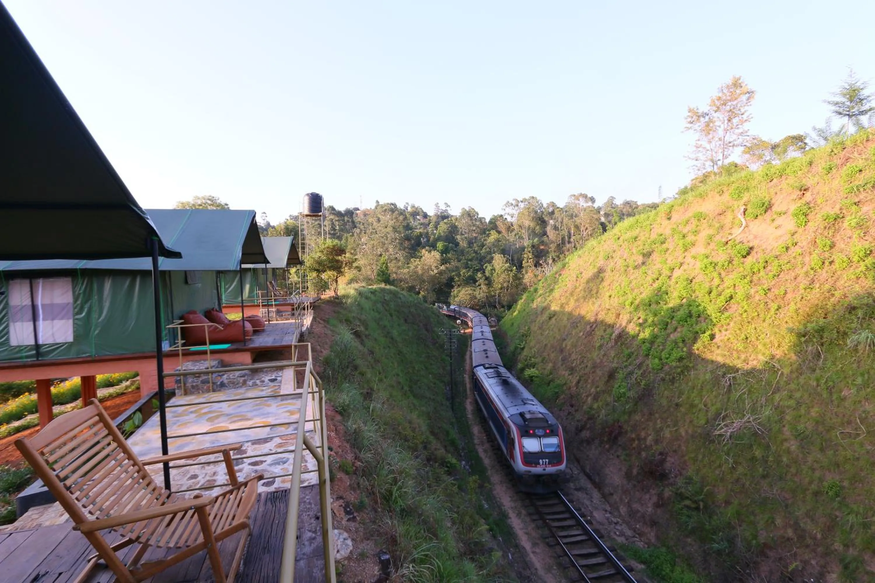 Natural landscape in Train View Chalet