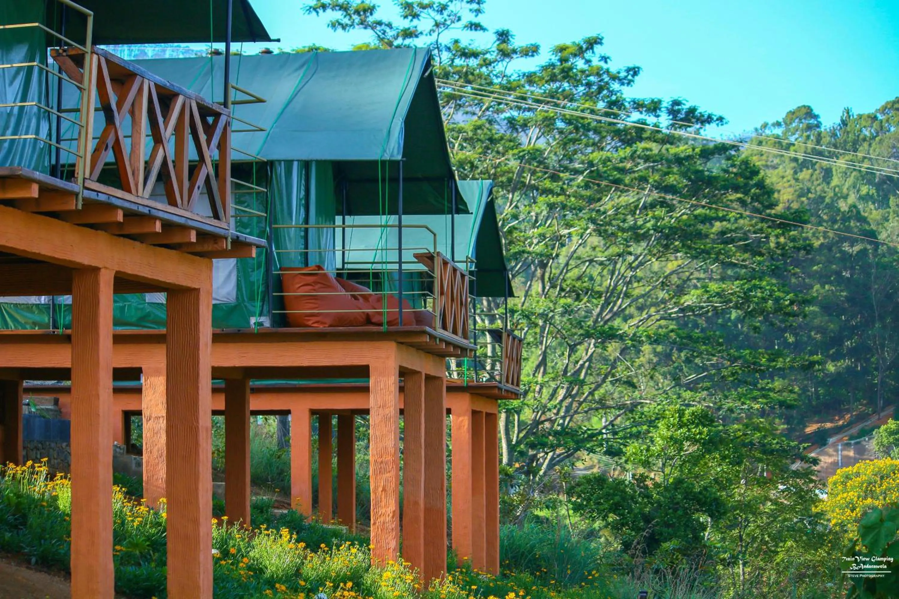 Property building in Train View Chalet