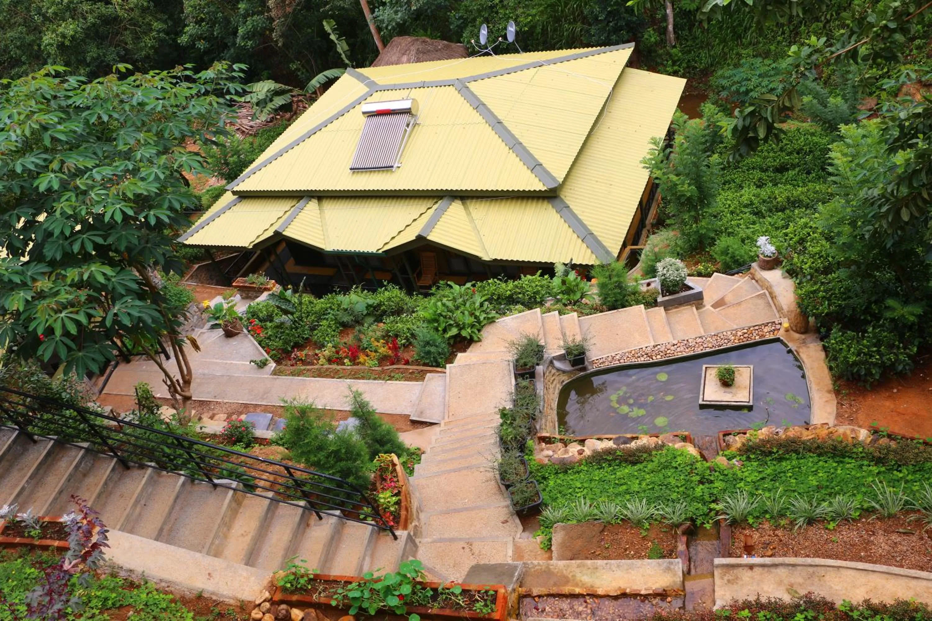 Bird's eye view in Train View Chalet