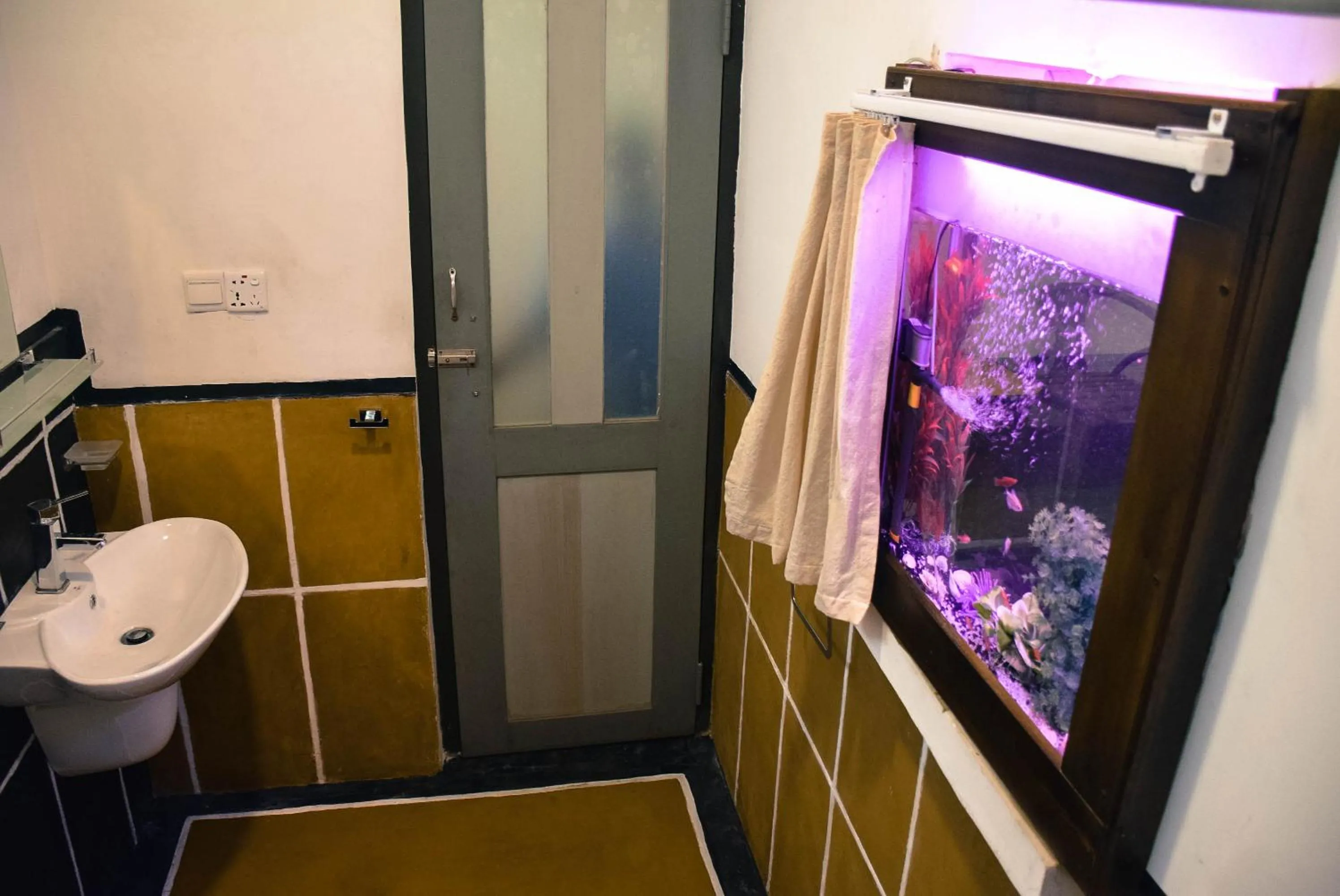 Shower in Train View Chalet