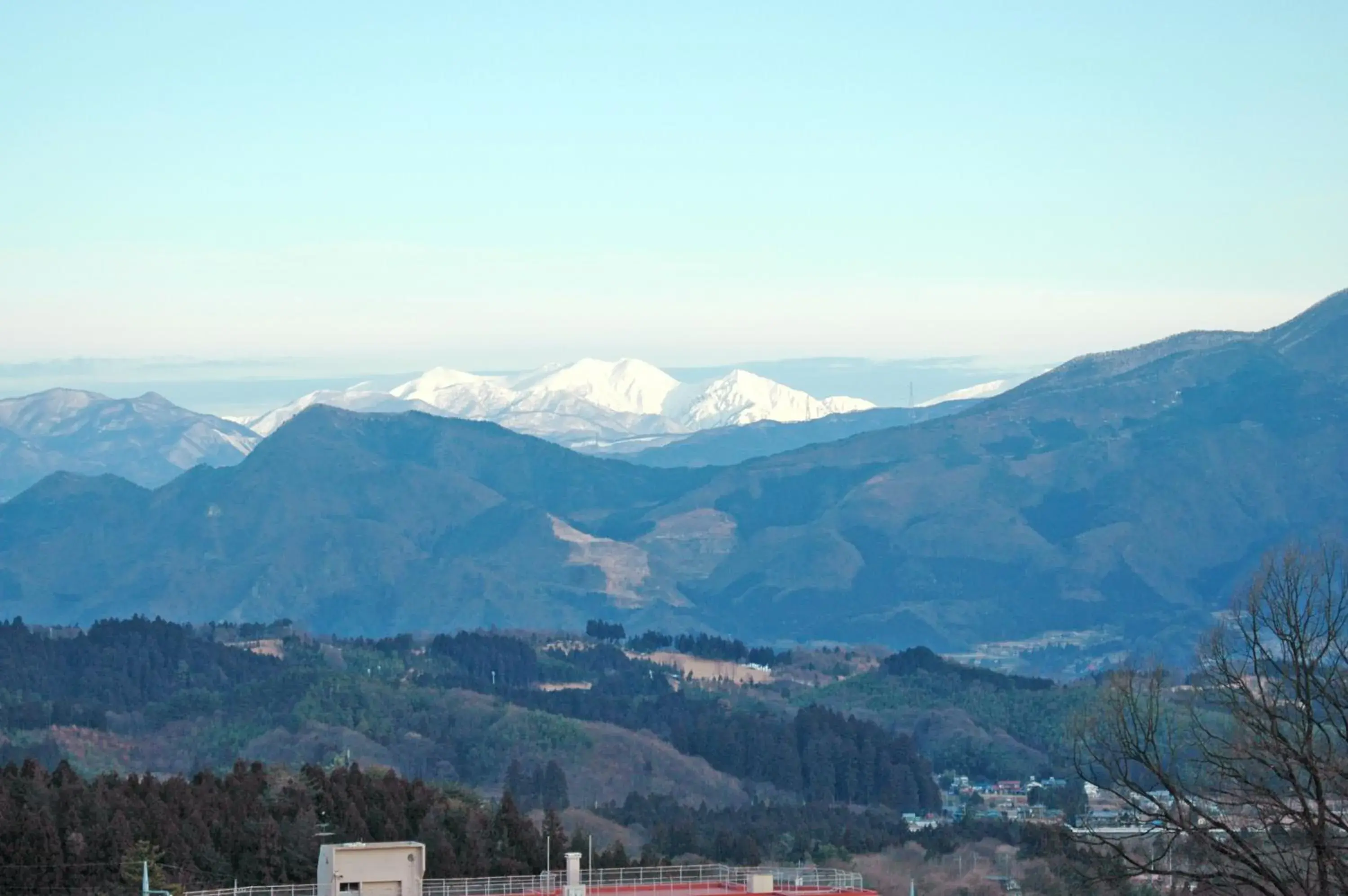 Mountain view in Ryokan Fukuzen Mountain view in Ryokan Fukuzen