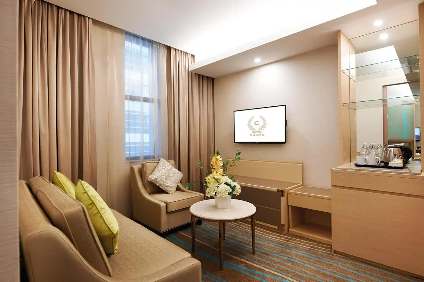 Bedroom in Cosmo Hotel Kuala Lumpur Bedroom in Cosmo Hotel Kuala Lumpur