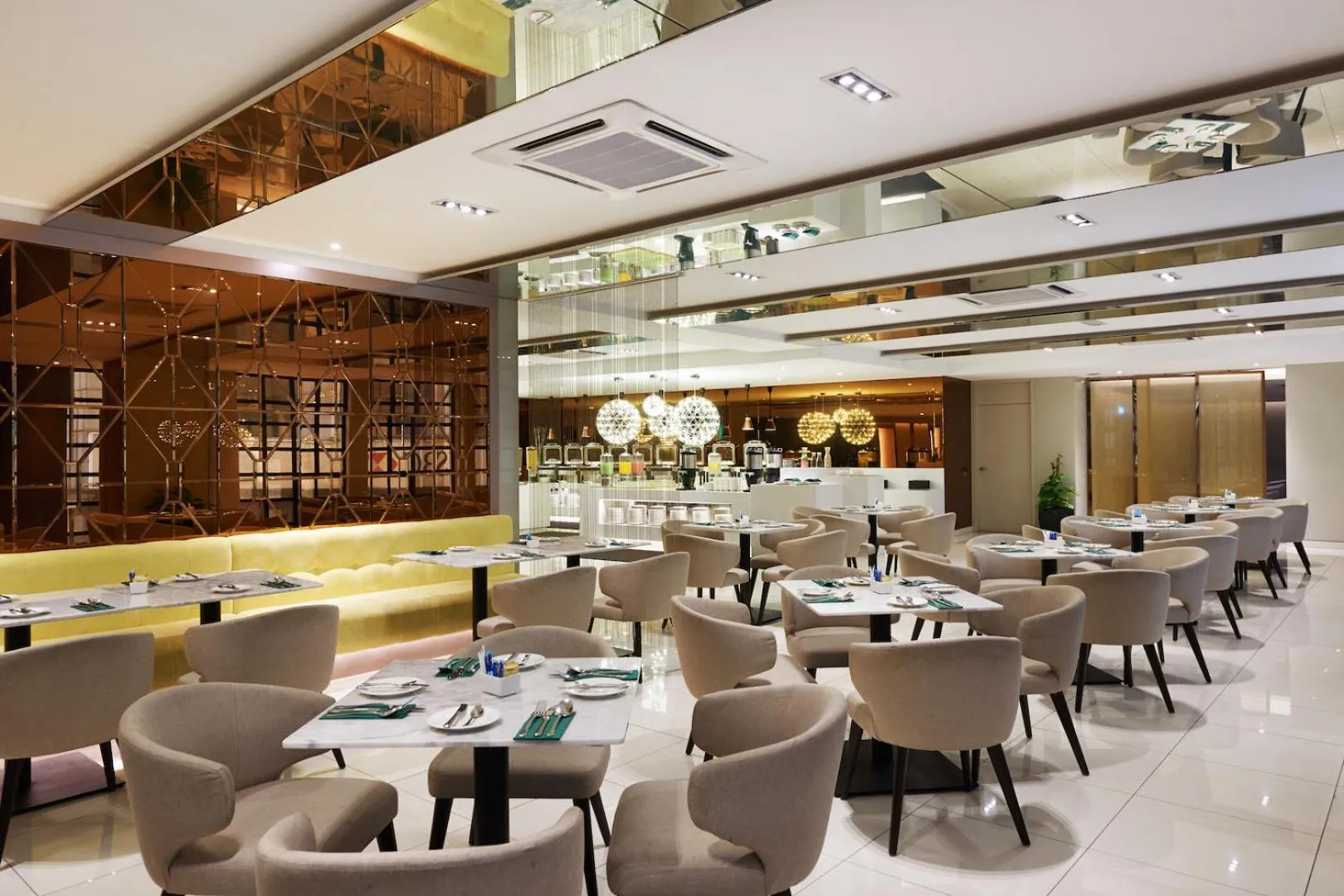 Dining area in Cosmo Hotel Kuala Lumpur