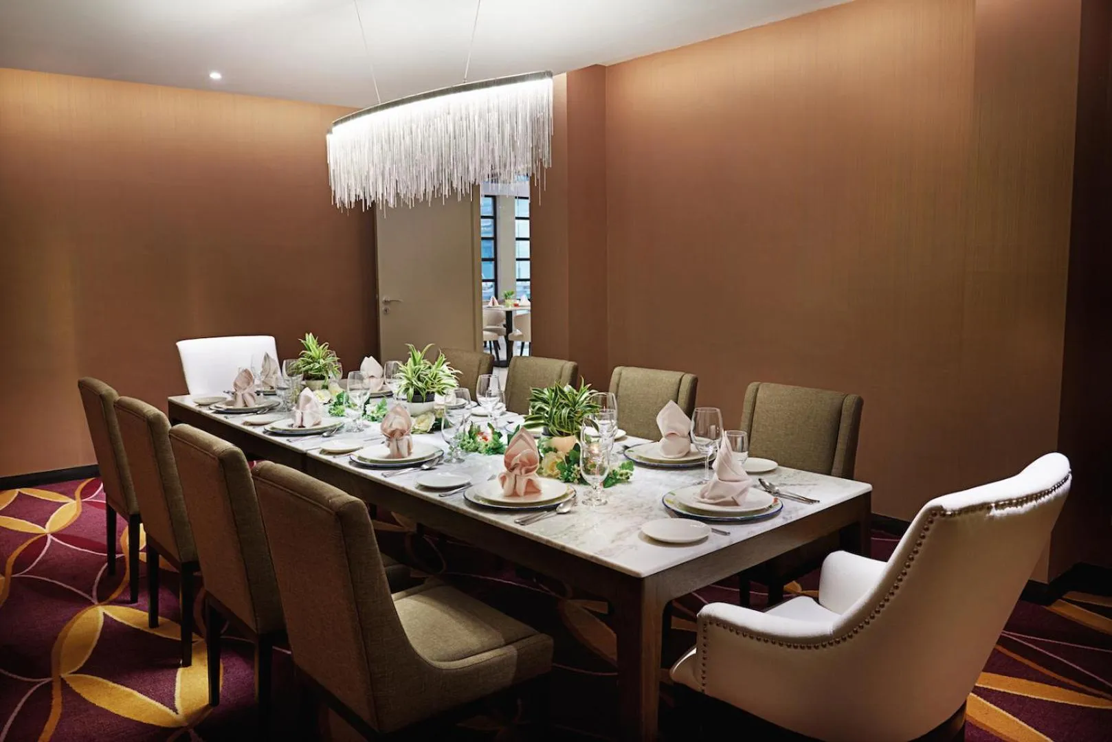 Dining area in Cosmo Hotel Kuala Lumpur