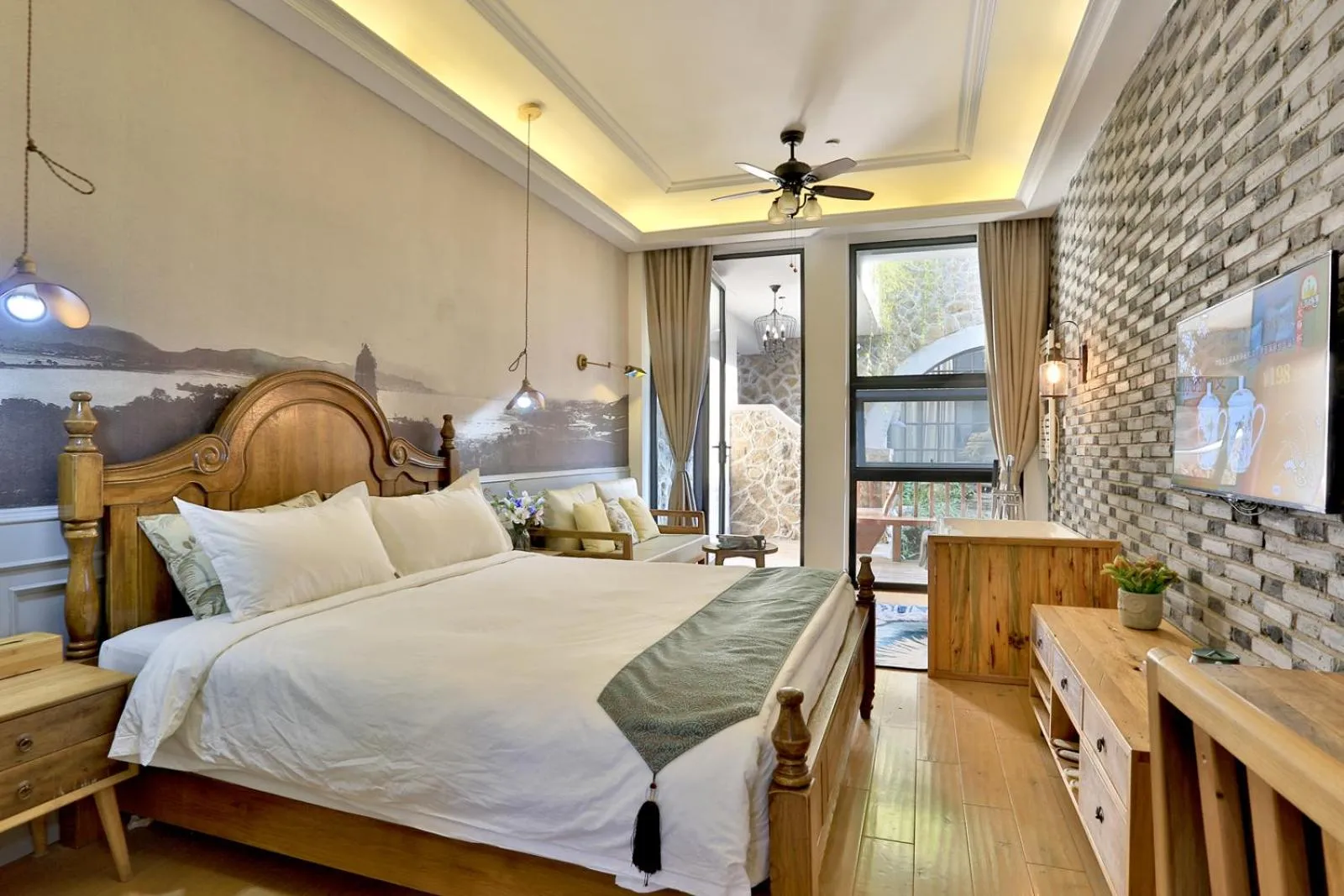 Bed in Youxiake Canal Hotel Hangzhou