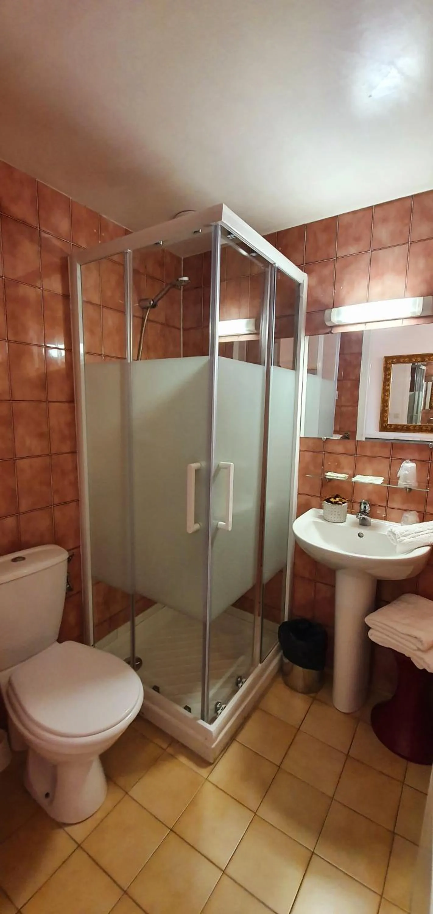 Shower in Hôtel Richelieu