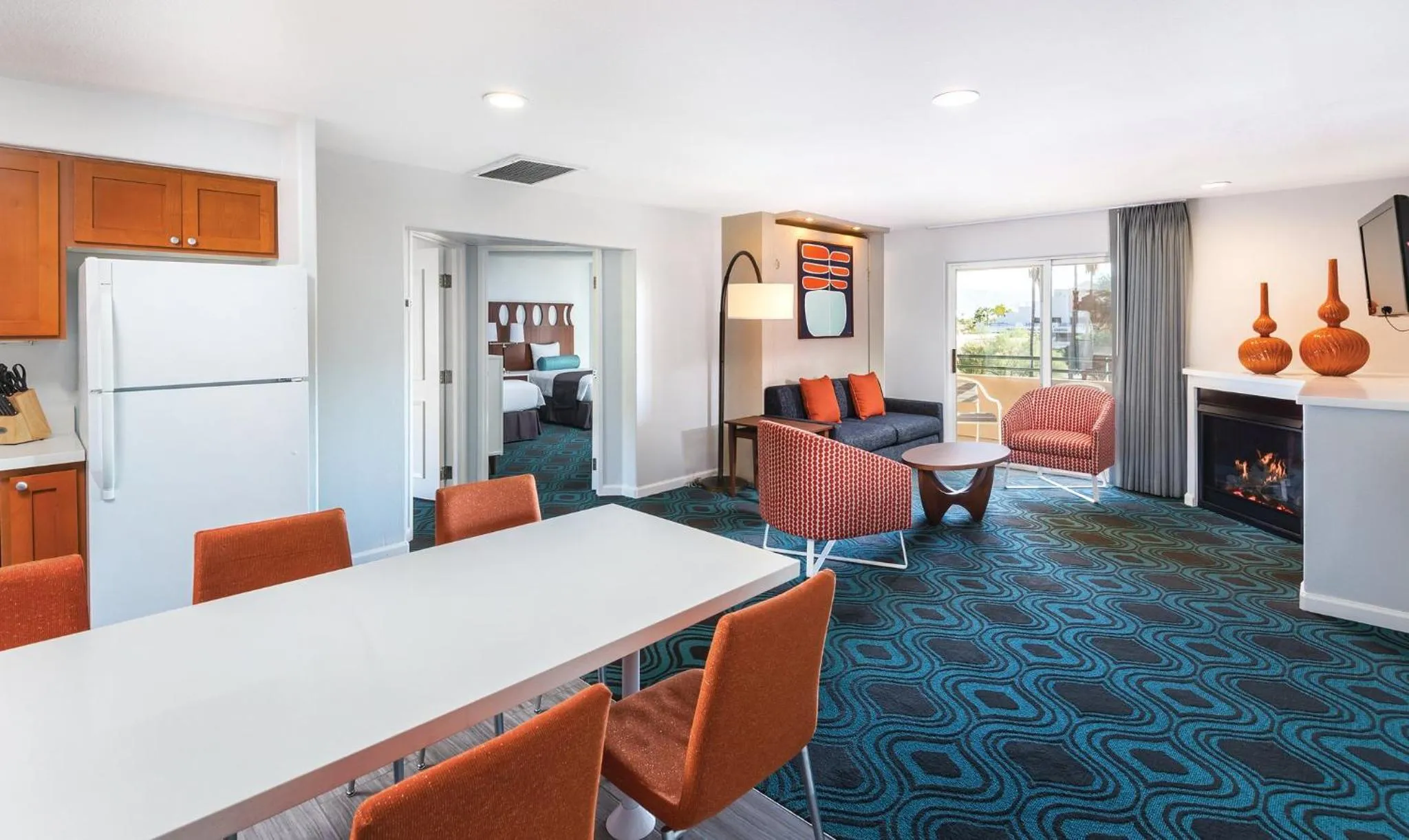 Living room in WorldMark Palm Springs