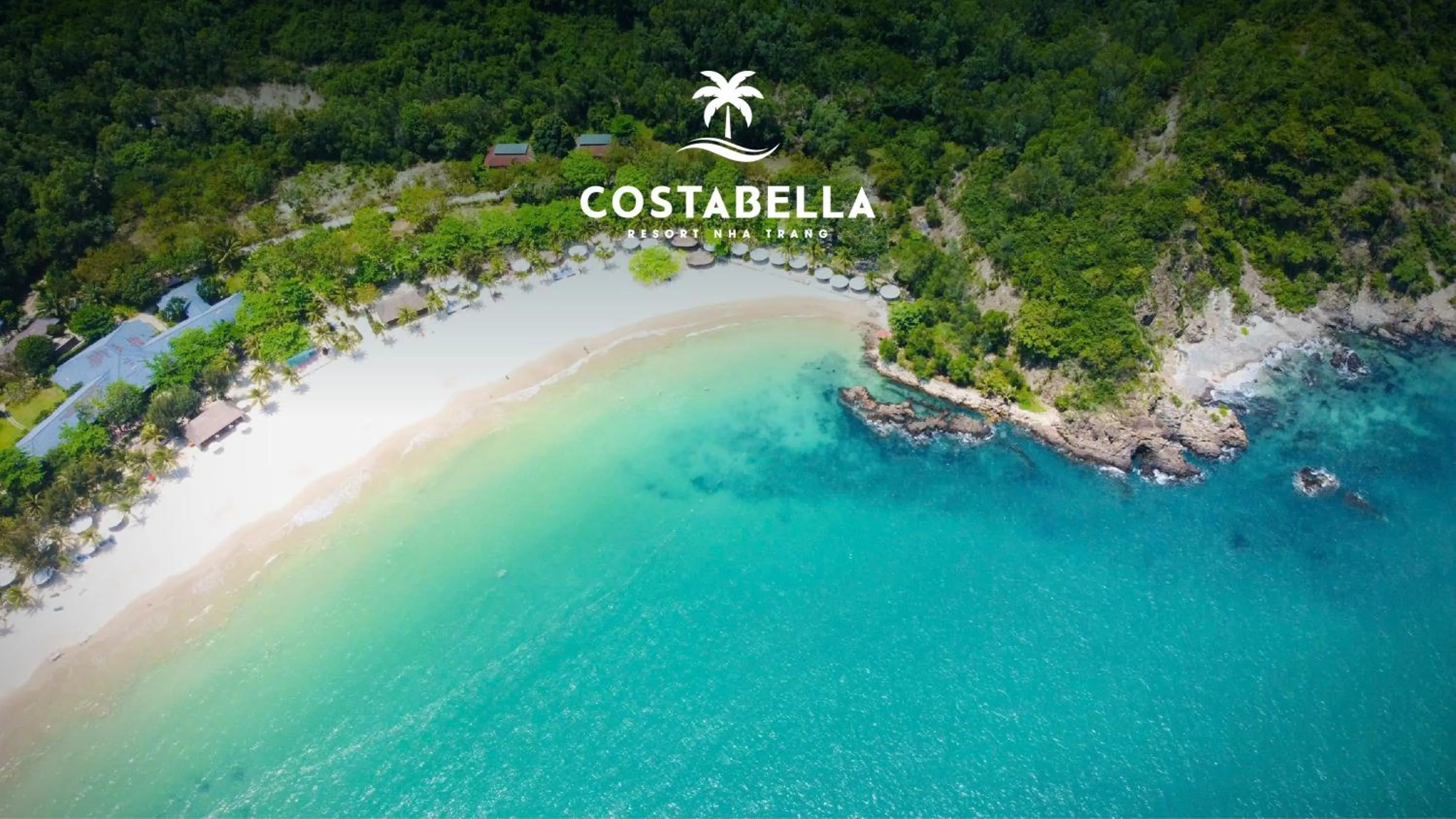 Beach in CostaBella Resort Nha Trang