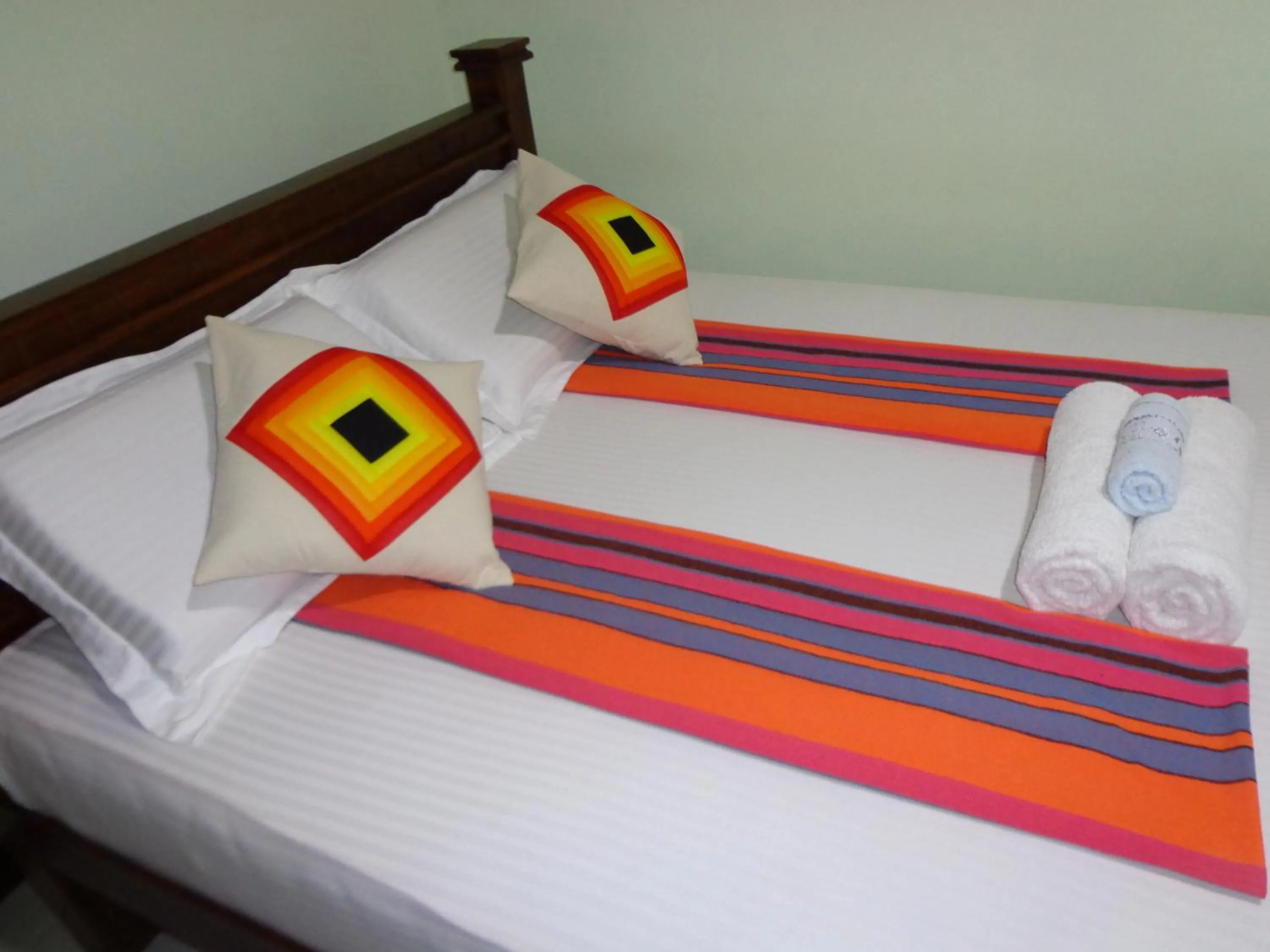 Bed in Rajarata Reach Resort