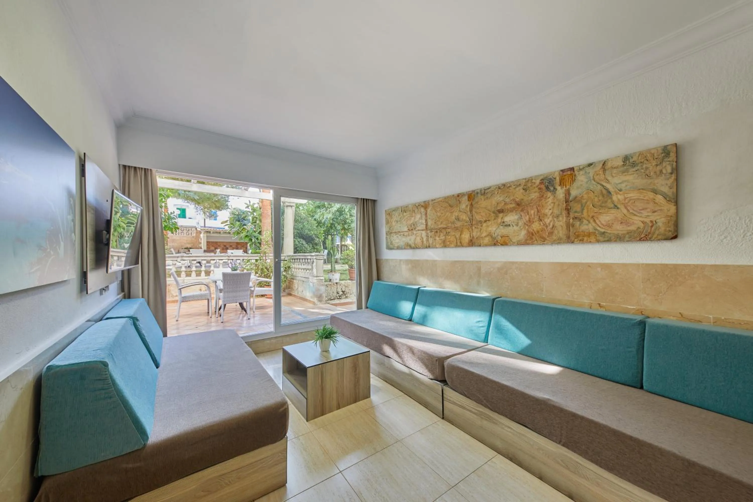 Living room in Apartamentos Ben-Hur