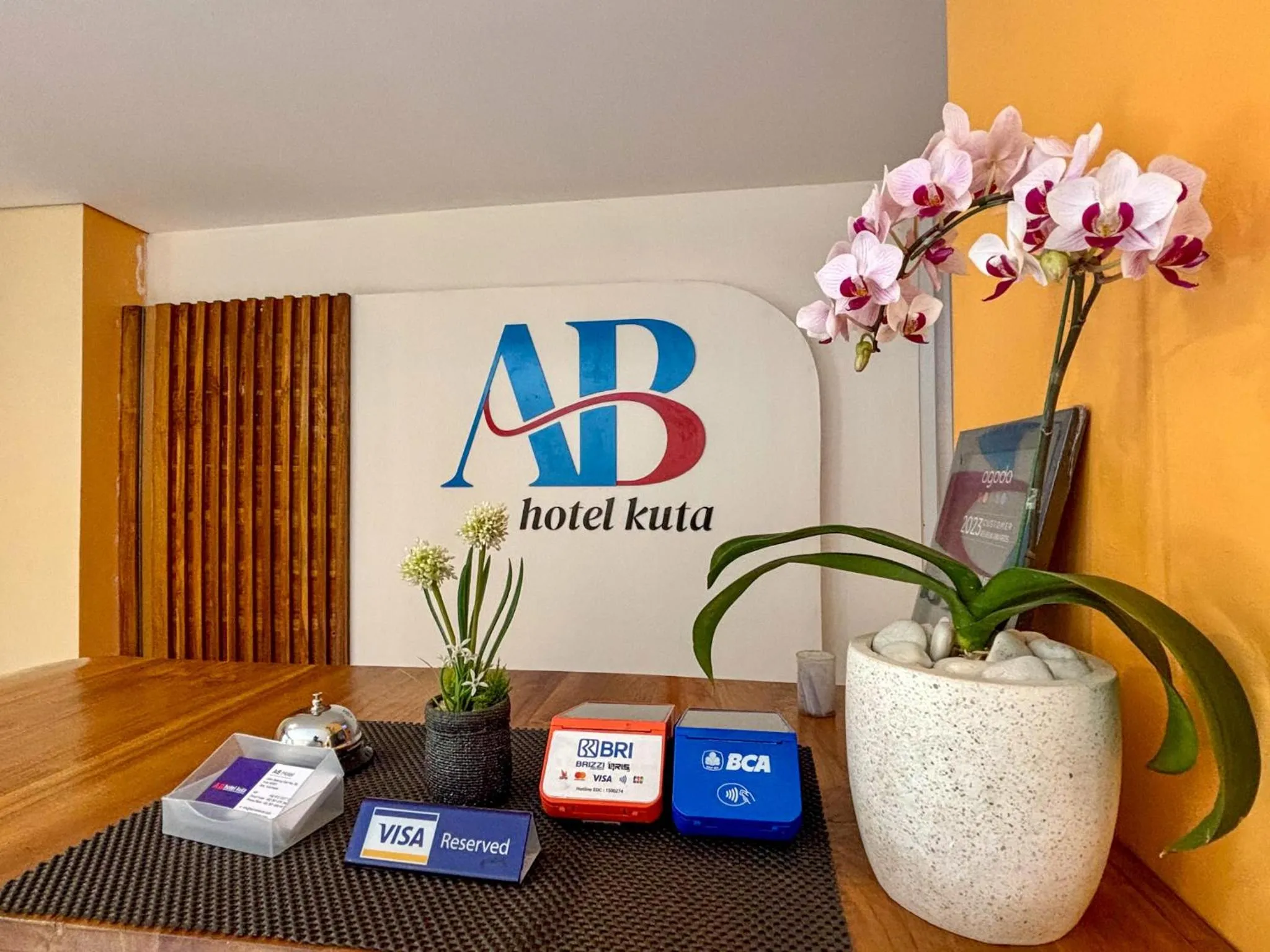 Property logo or sign in AB Hotel Kuta by AGATA