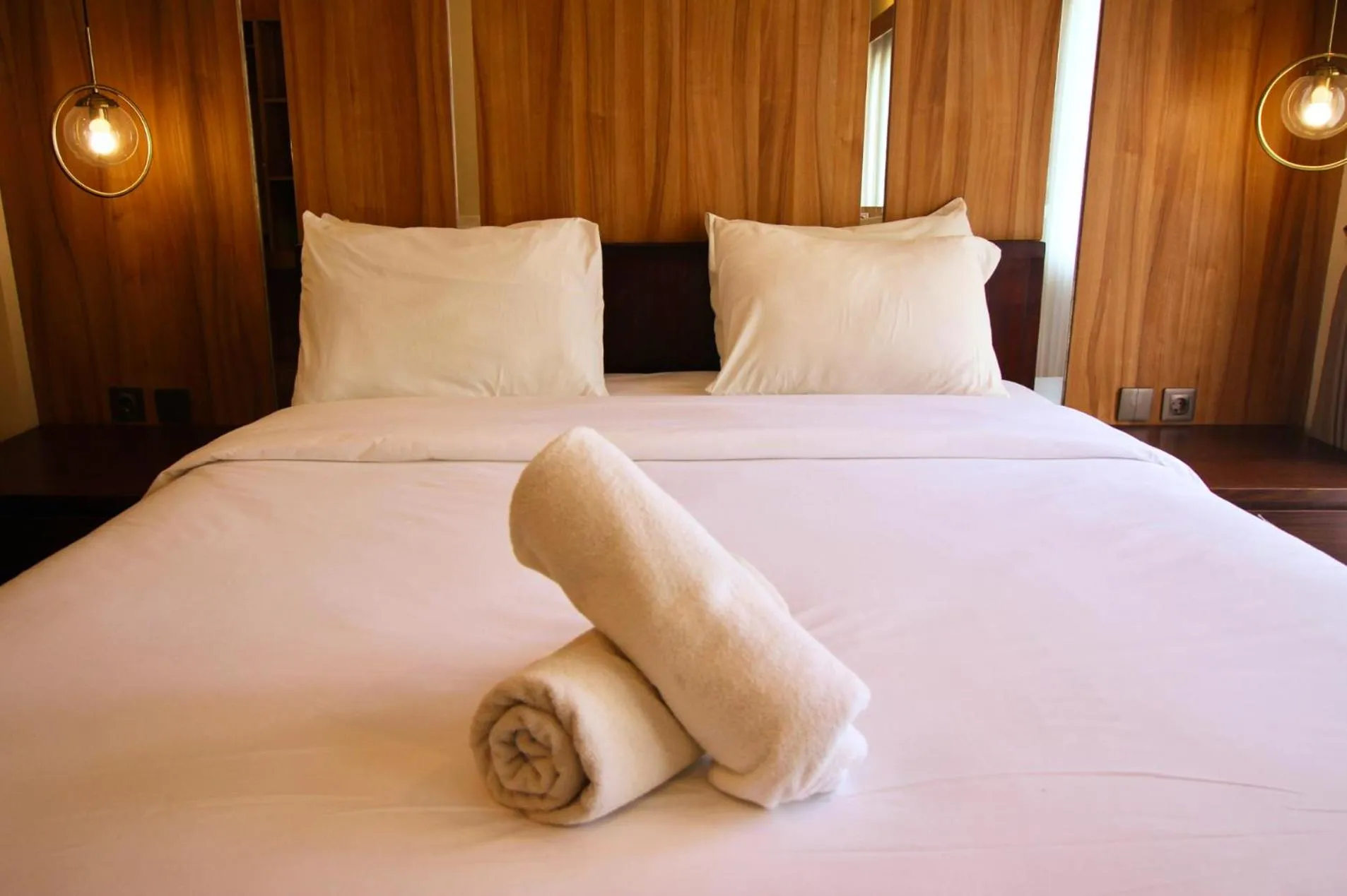 Bed in AB Hotel Kuta by AGATA