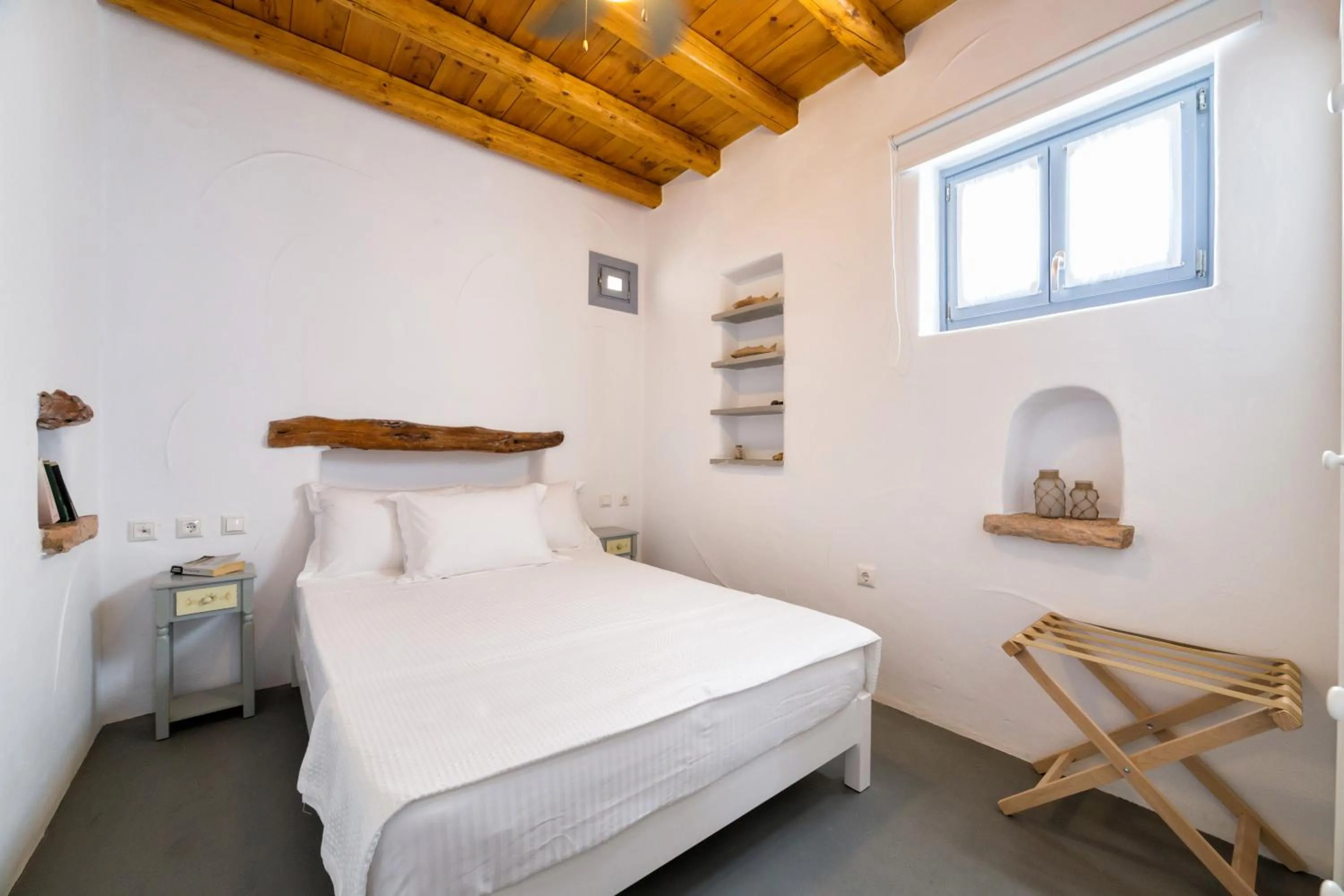 Bed in Aegean Colors Koufonisia