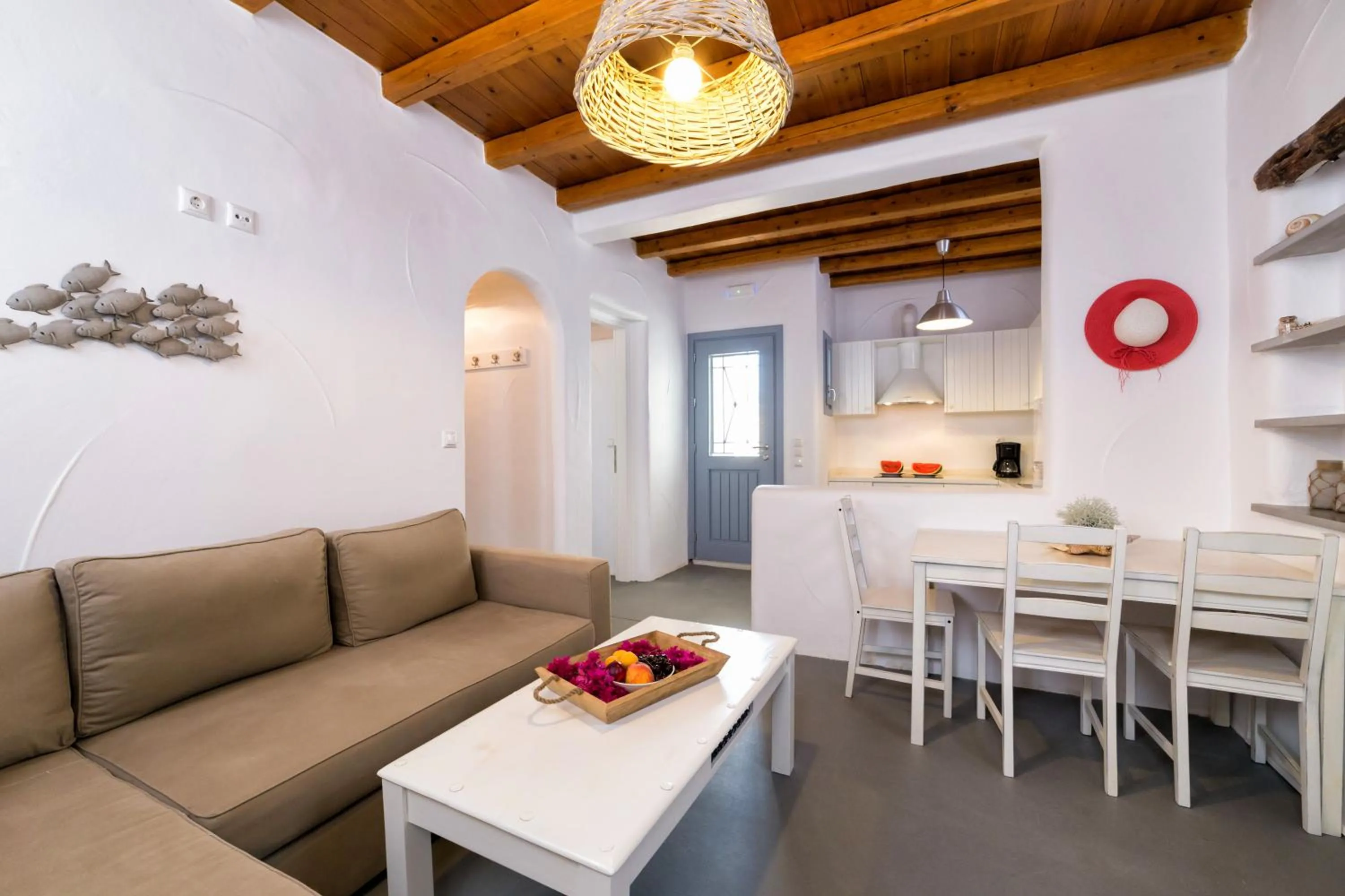 Living room in Aegean Colors Koufonisia