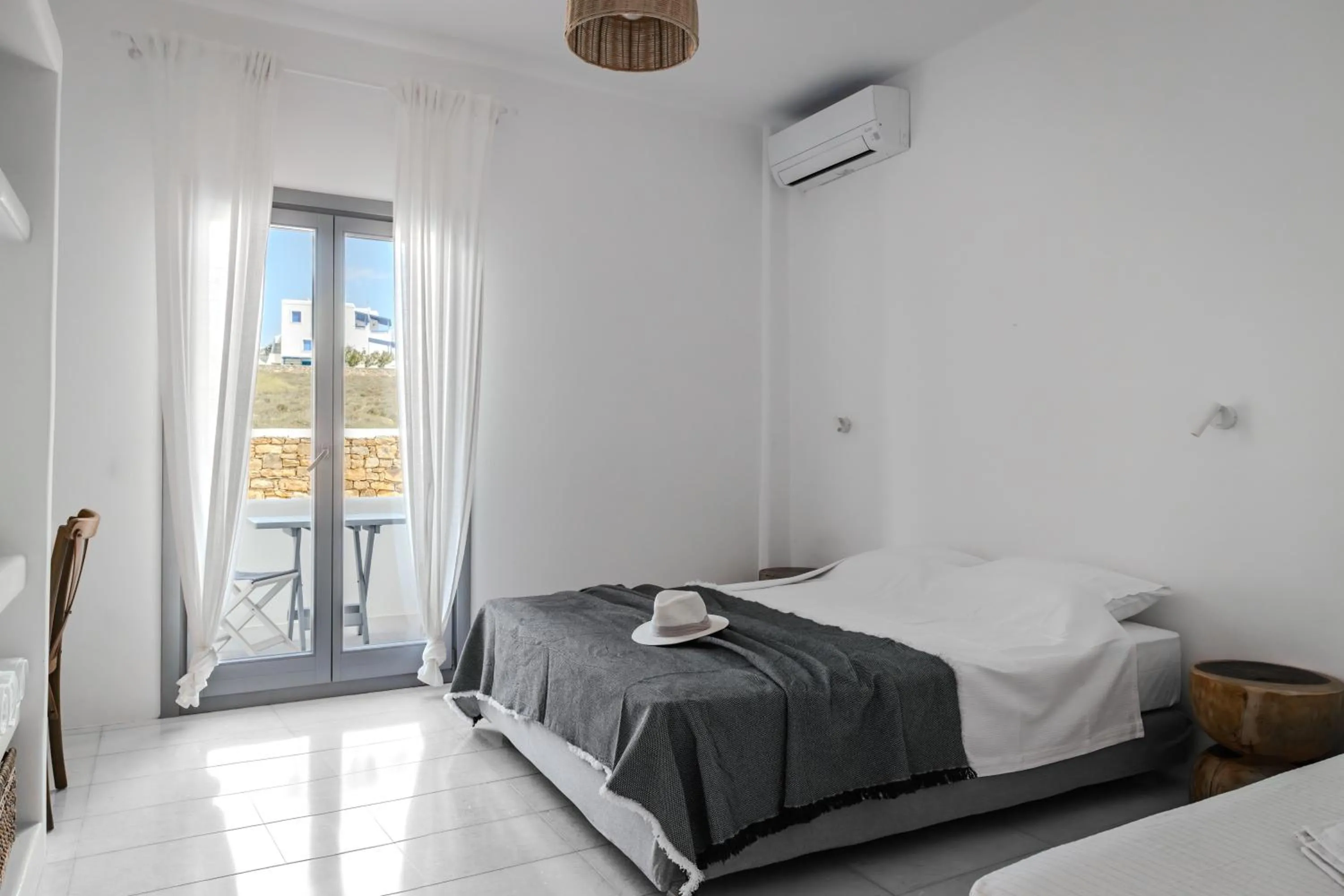 Bed in Aegean Colors Koufonisia
