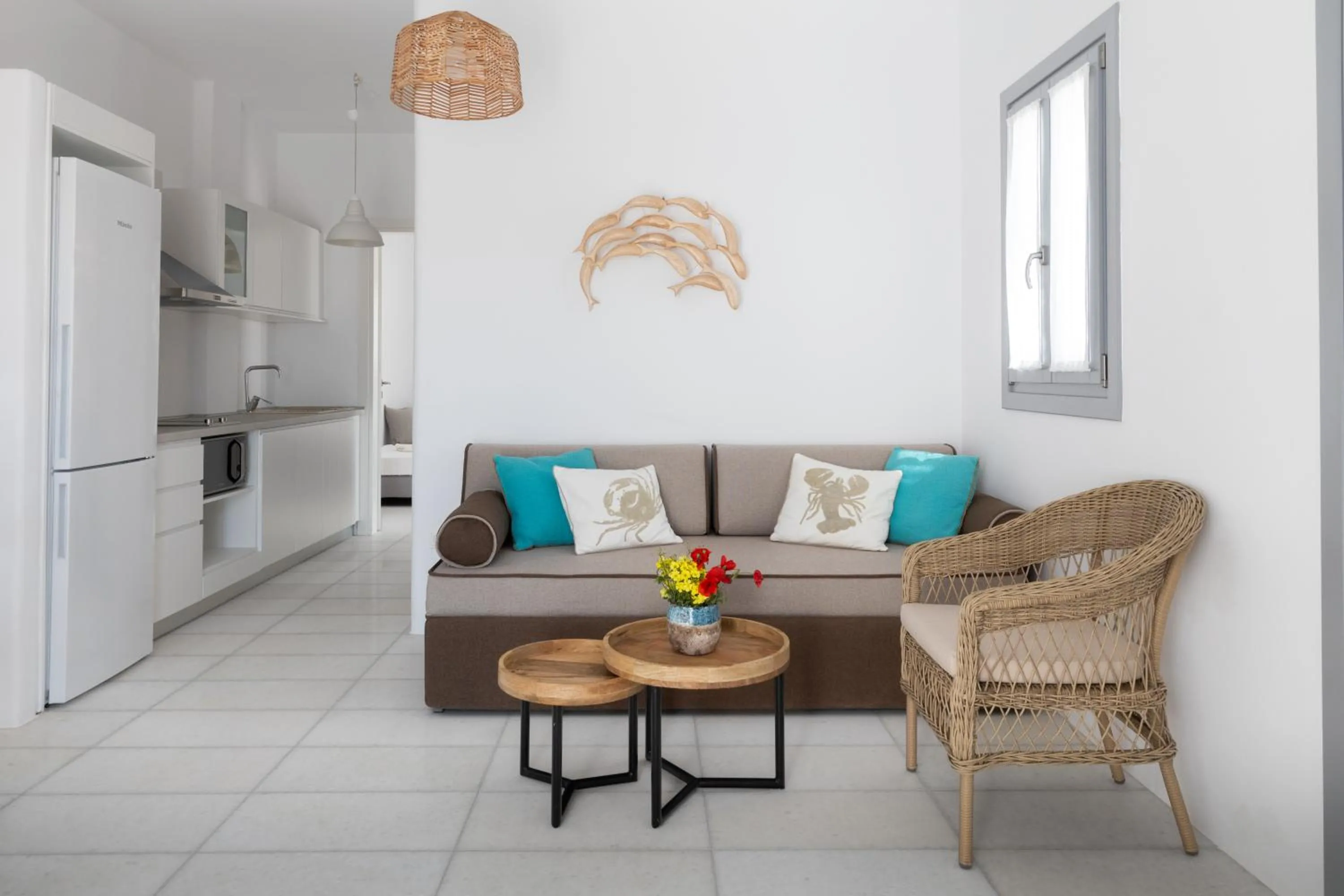 Living room in Aegean Colors Koufonisia