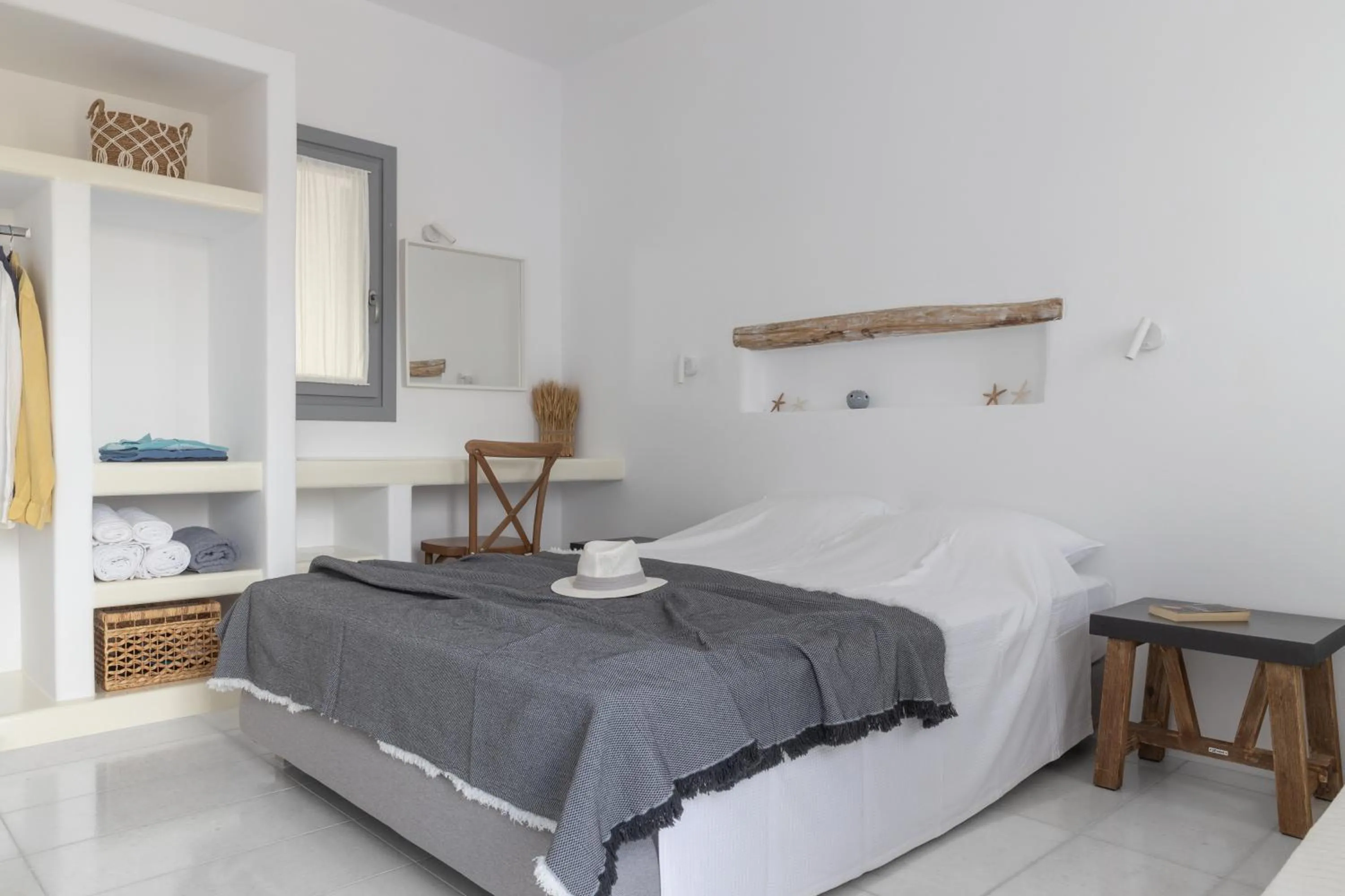 Bed in Aegean Colors Koufonisia