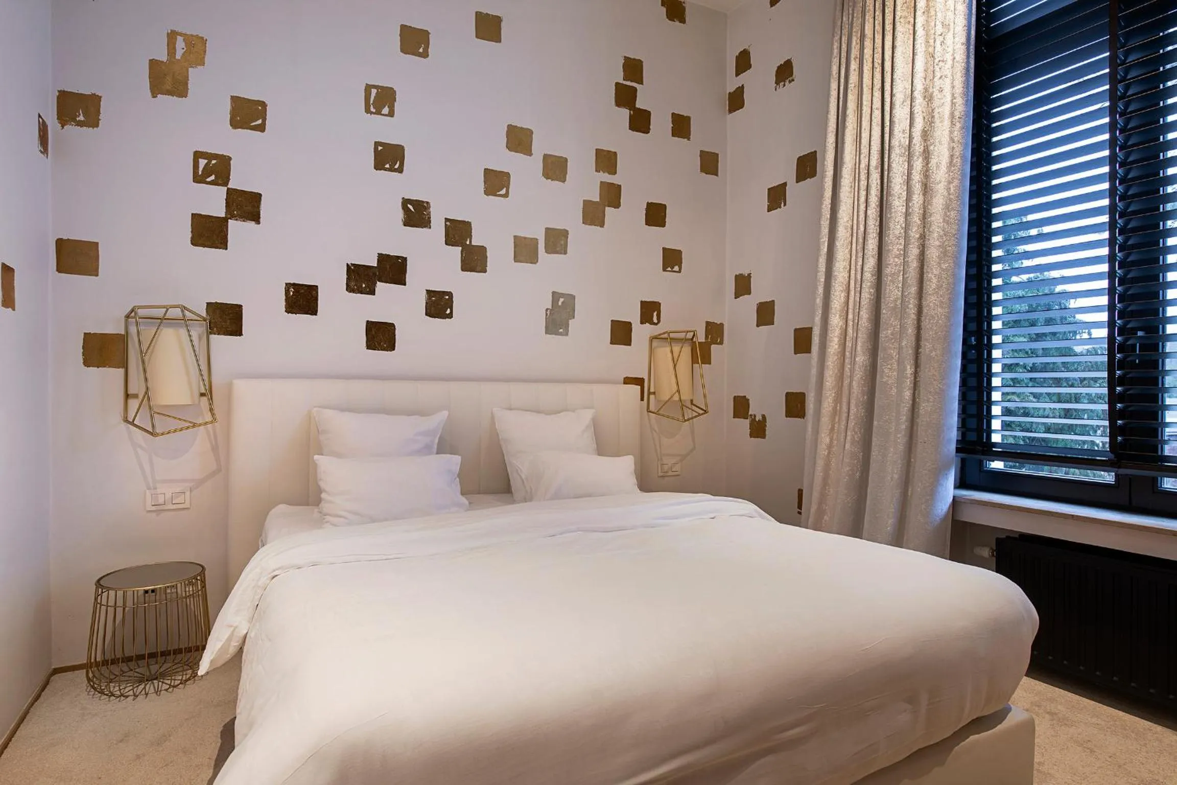 Bedroom, Bed in Hotel Groenendaal