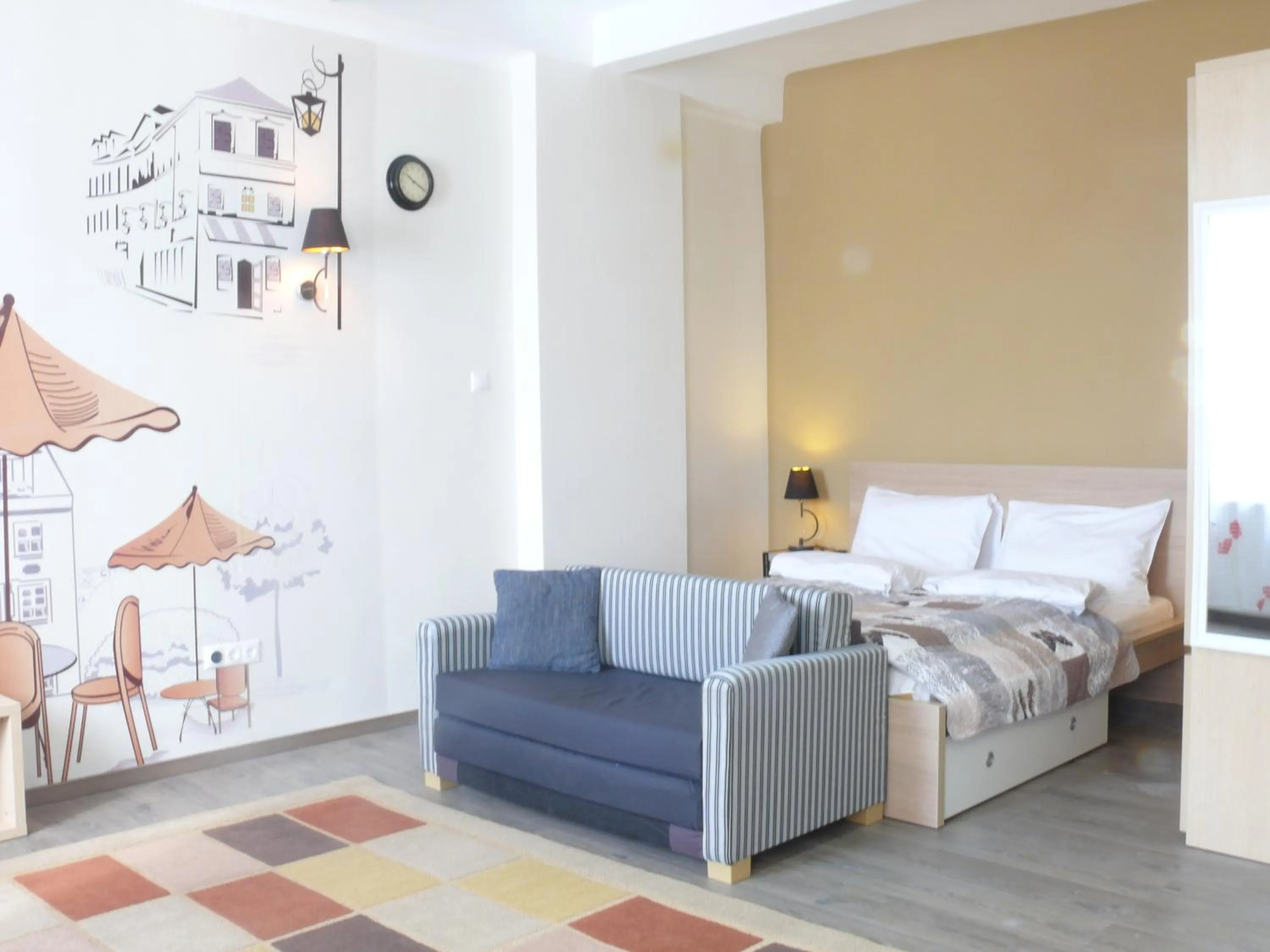 Bed in Diamond Astoria Apartments