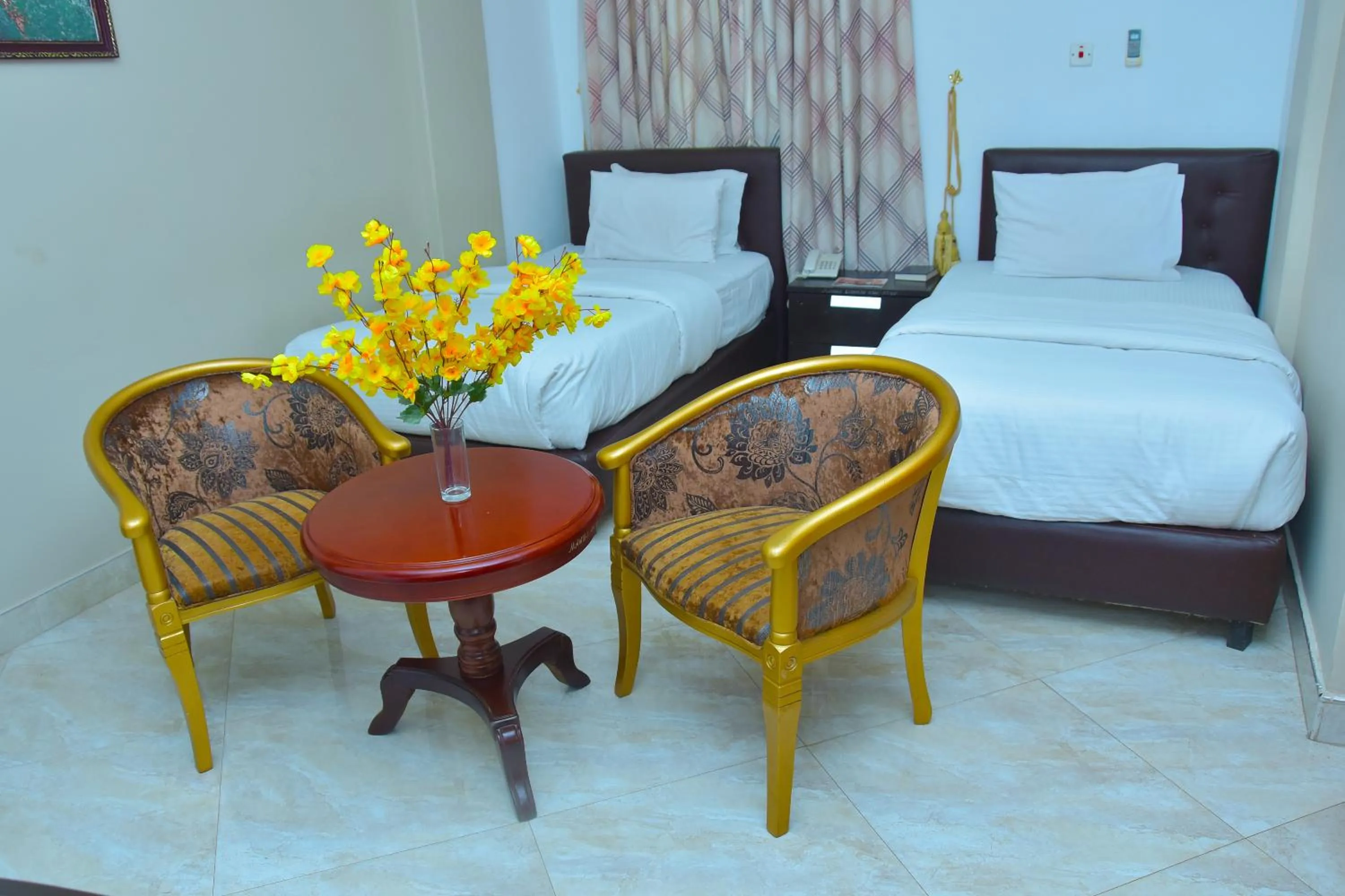 Bed in Mawuli Hotel