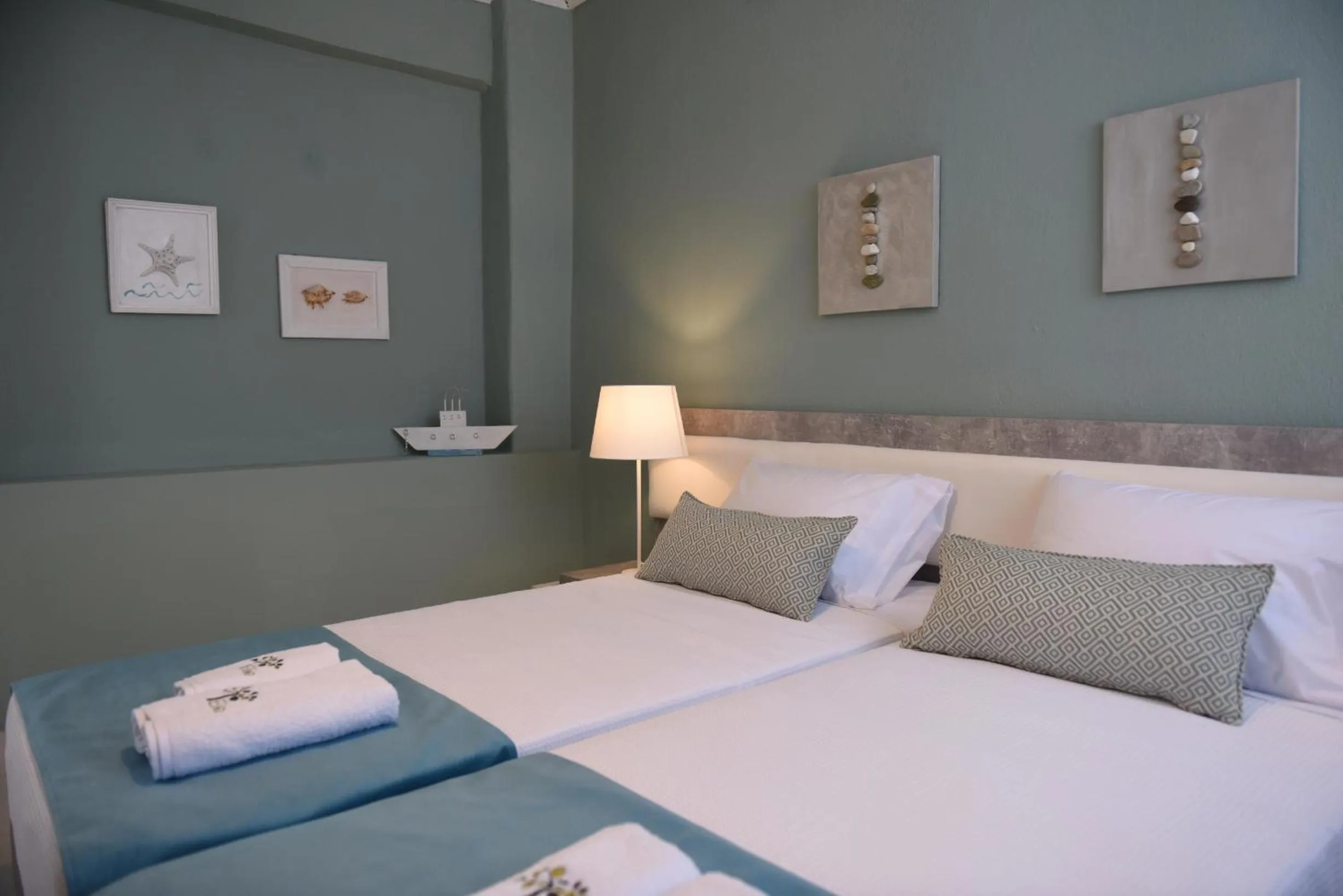 Photo of the whole room, Bed in Dionisos Elia