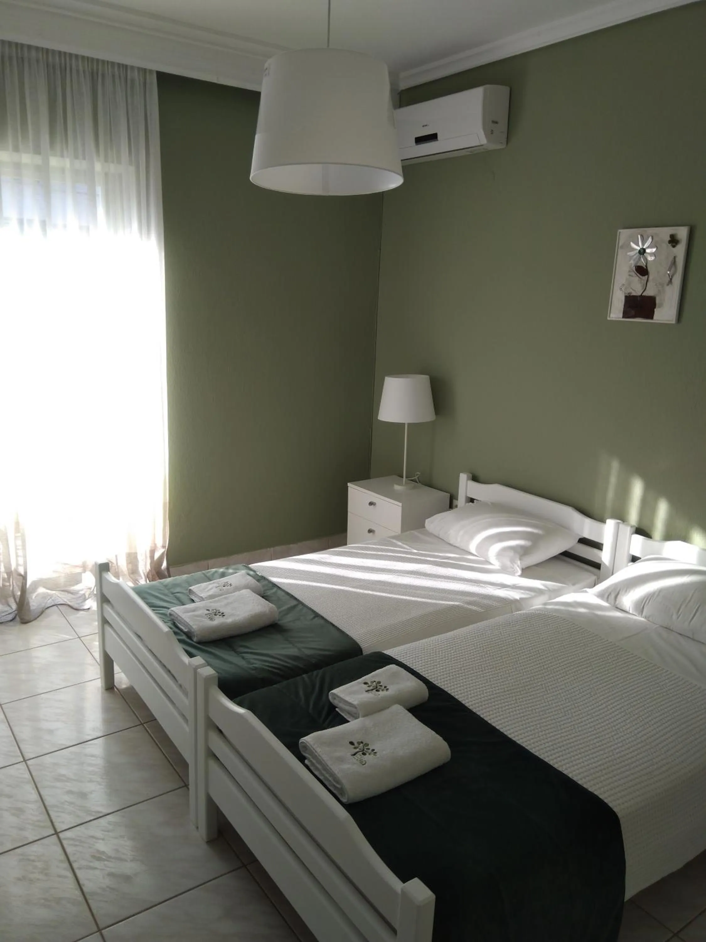 Photo of the whole room, Bed in Dionisos Elia
