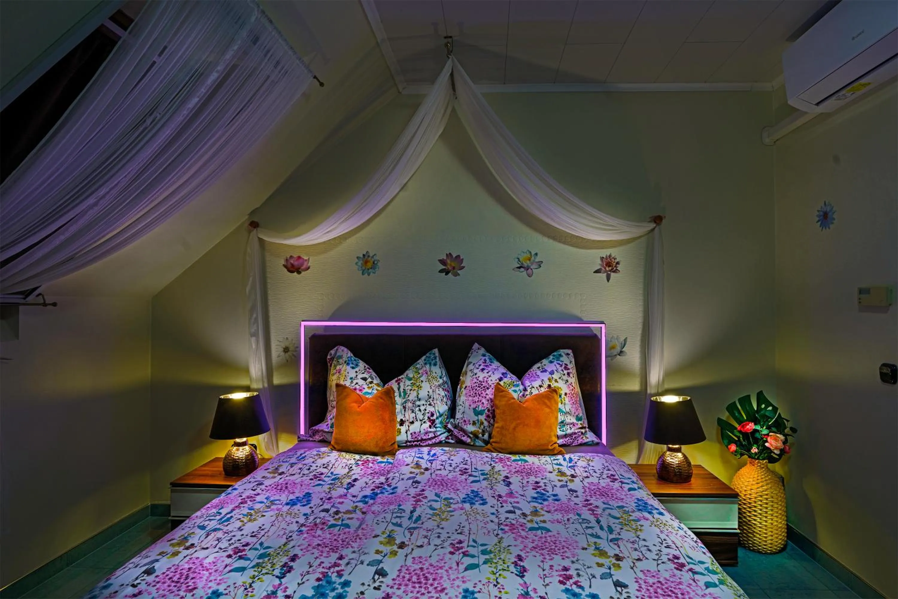 Bed in Vintiamo Apartmanok