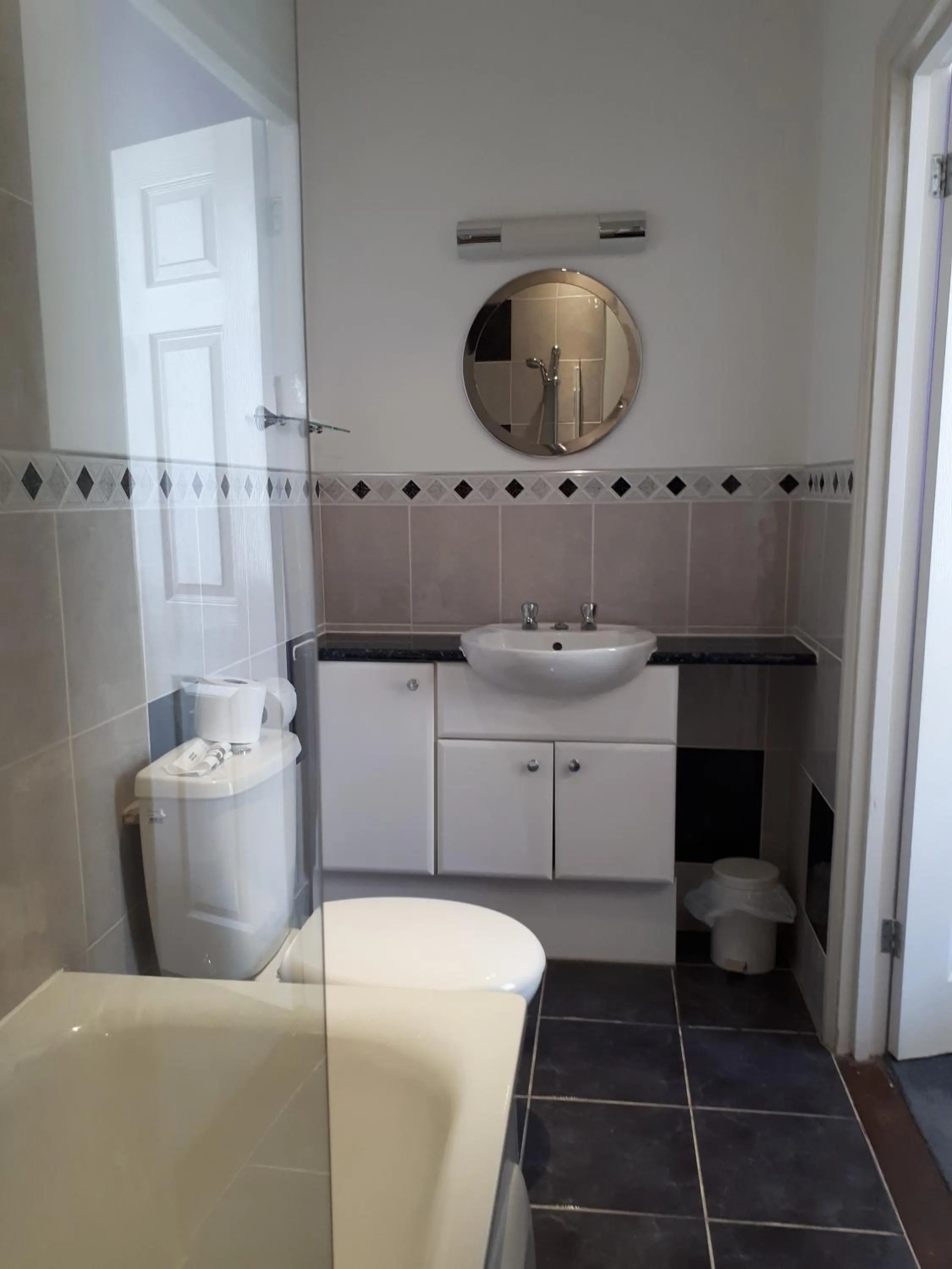 Shower in Anglesey Hotel