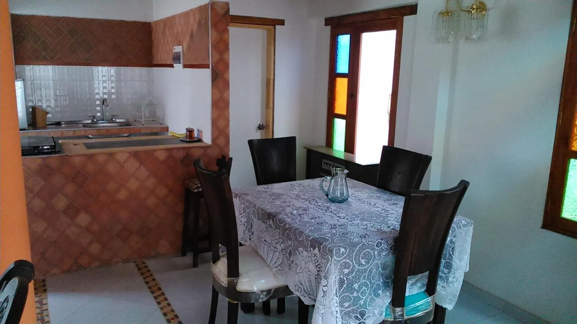 Kitchen or kitchenette in La Posada Pyg