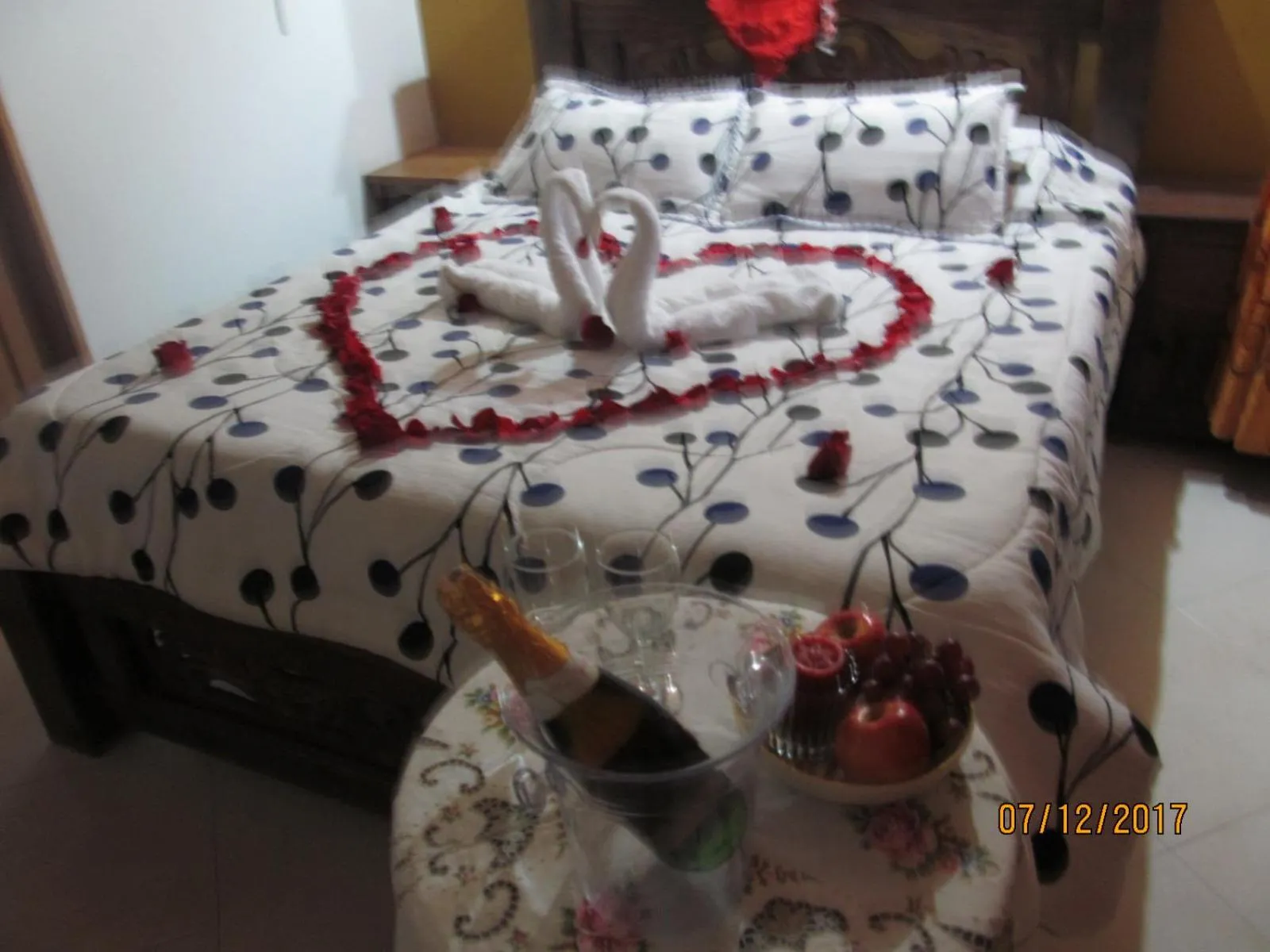 Decorative detail, Bed in La Posada Pyg