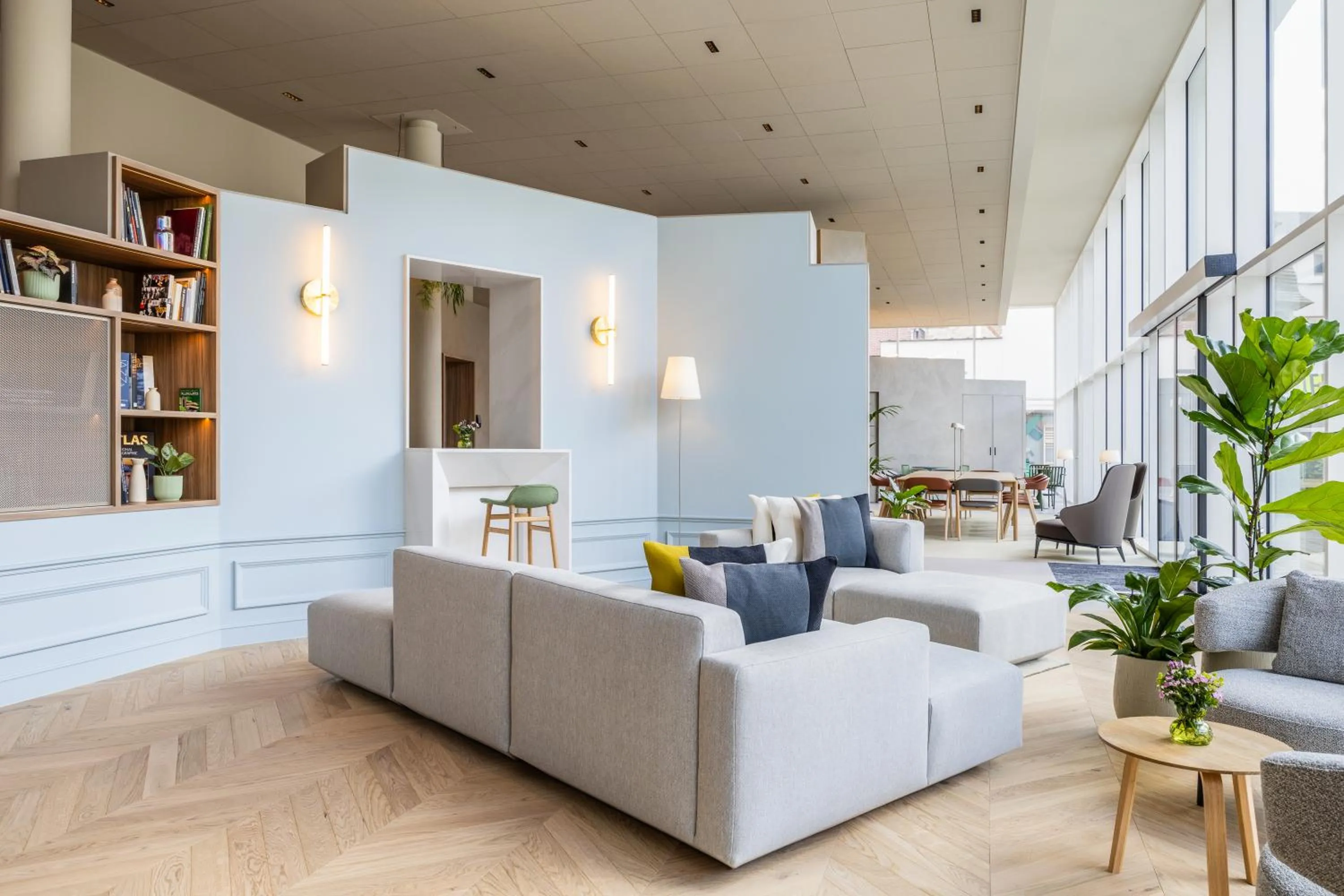 Lobby or reception in Novotel Brugge Centrum