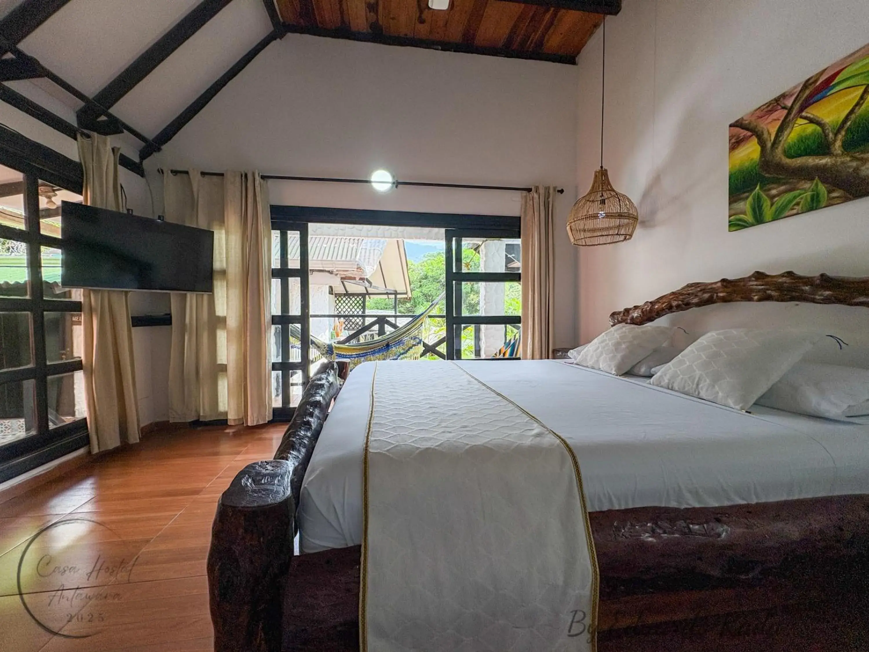 Triple Room in Hostal Antawara Tayrona Triple Room in Hostal Antawara Tayrona