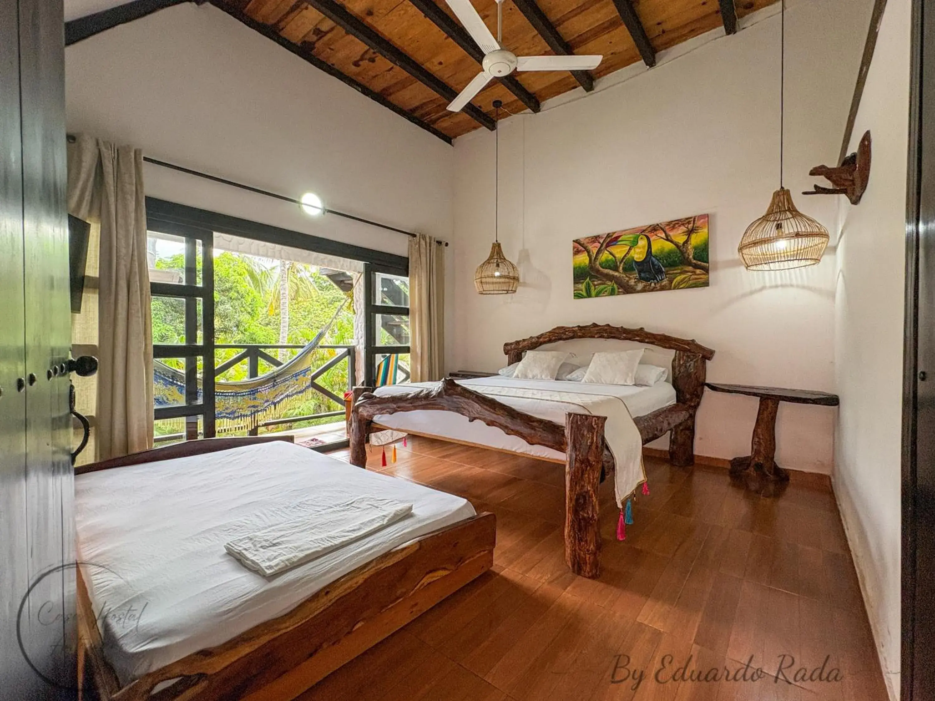 Triple Room in Hostal Antawara Tayrona Triple Room in Hostal Antawara Tayrona