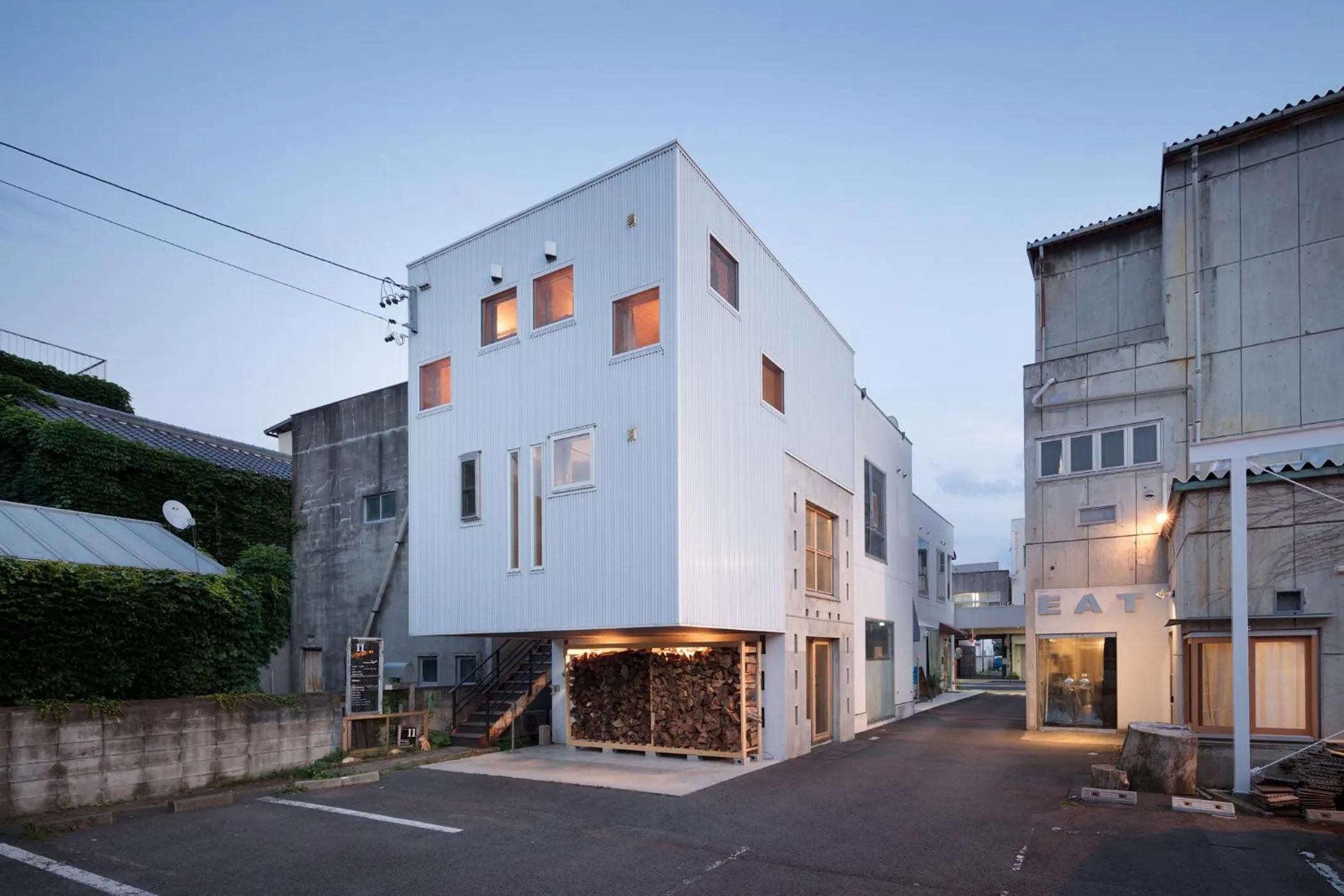 Facade/entrance in Sai no Tsuno Guest House