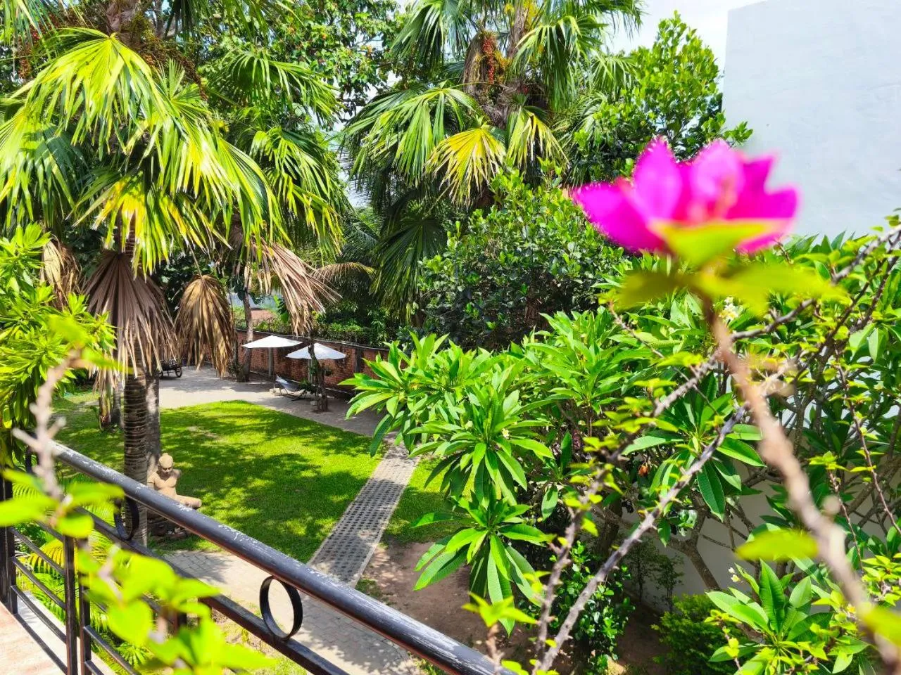 Garden in Sala Baï Hotel & Restaurant School