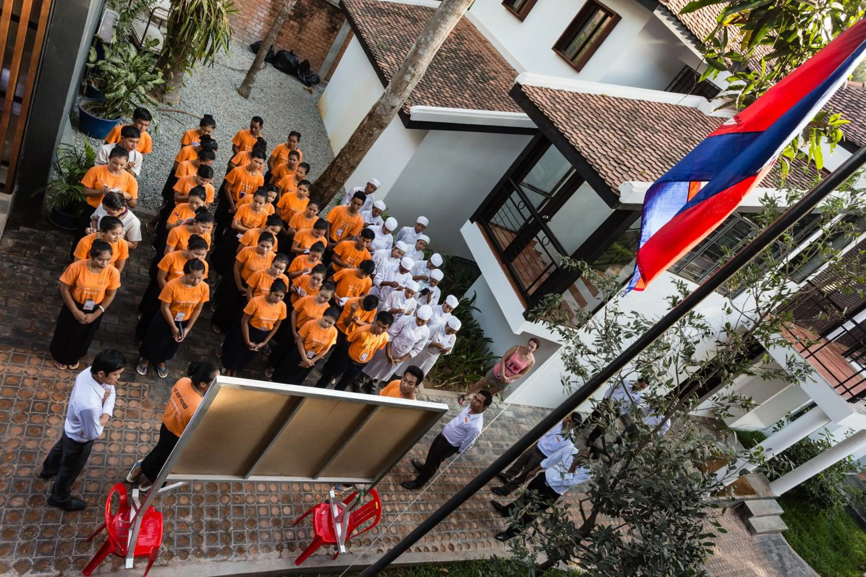 Property building in Sala Baï Hotel & Restaurant School