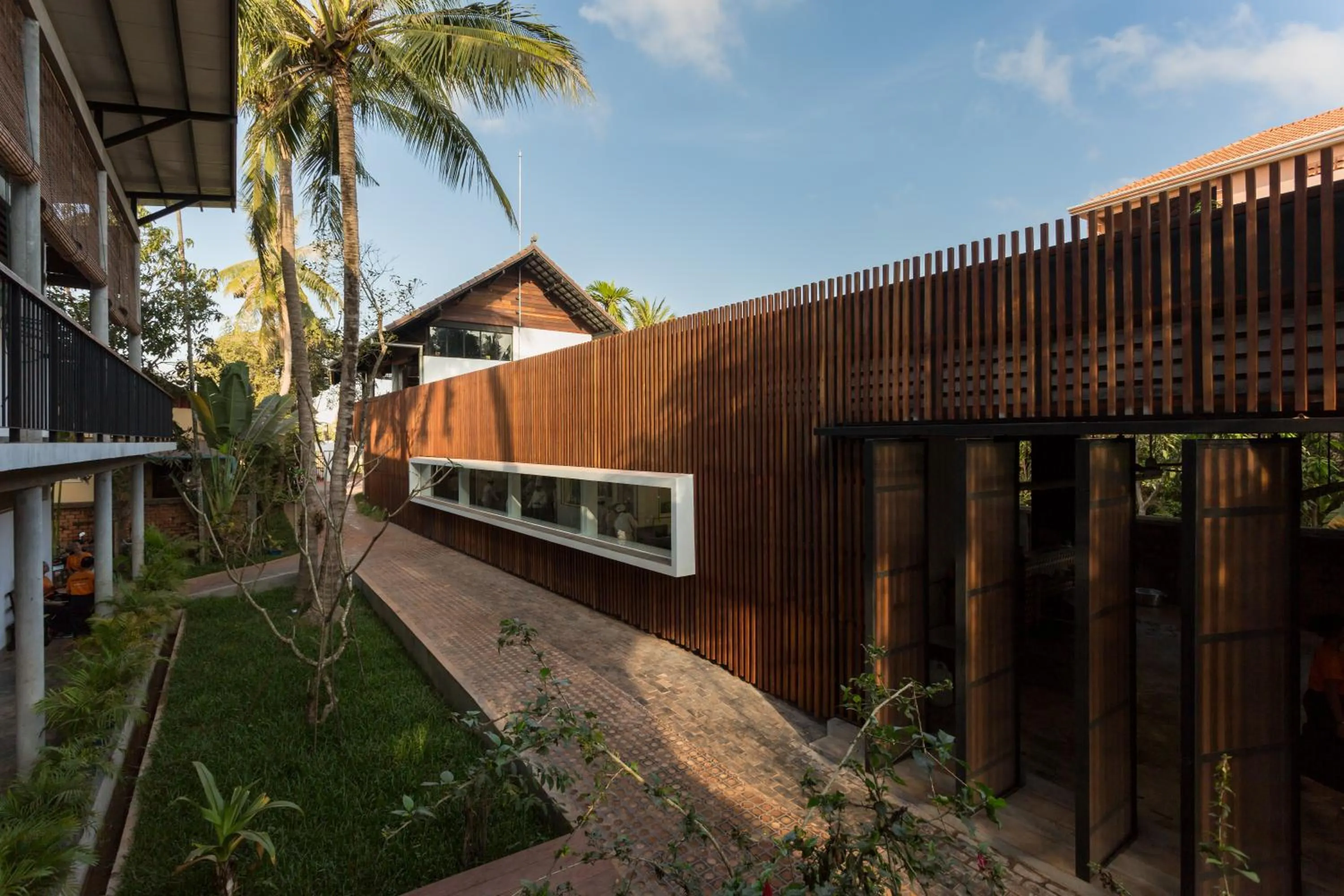 Property building in Sala Baï Hotel & Restaurant School