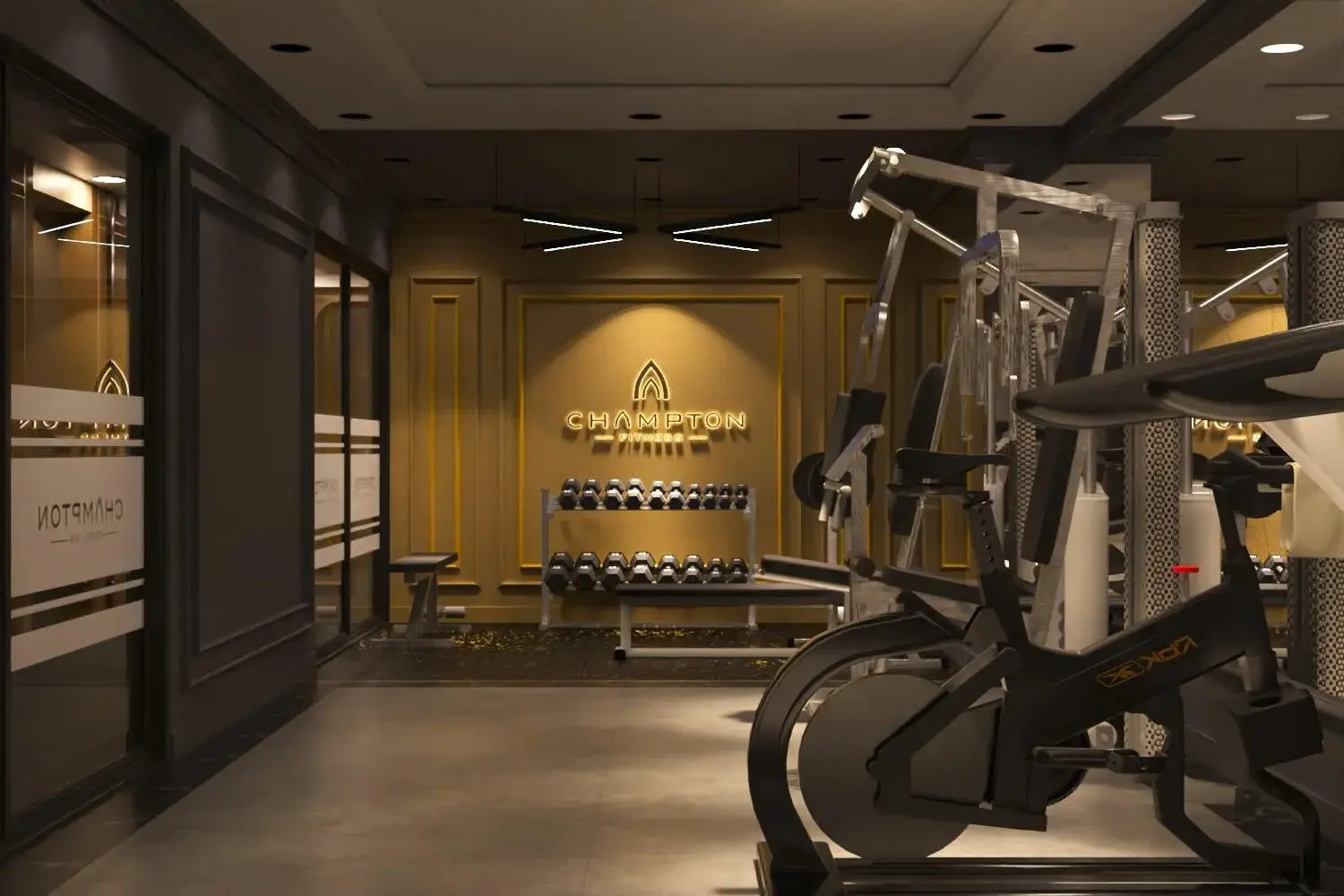 Fitness centre/facilities in The Light Hotel Fitness centre/facilities in The Light Hotel