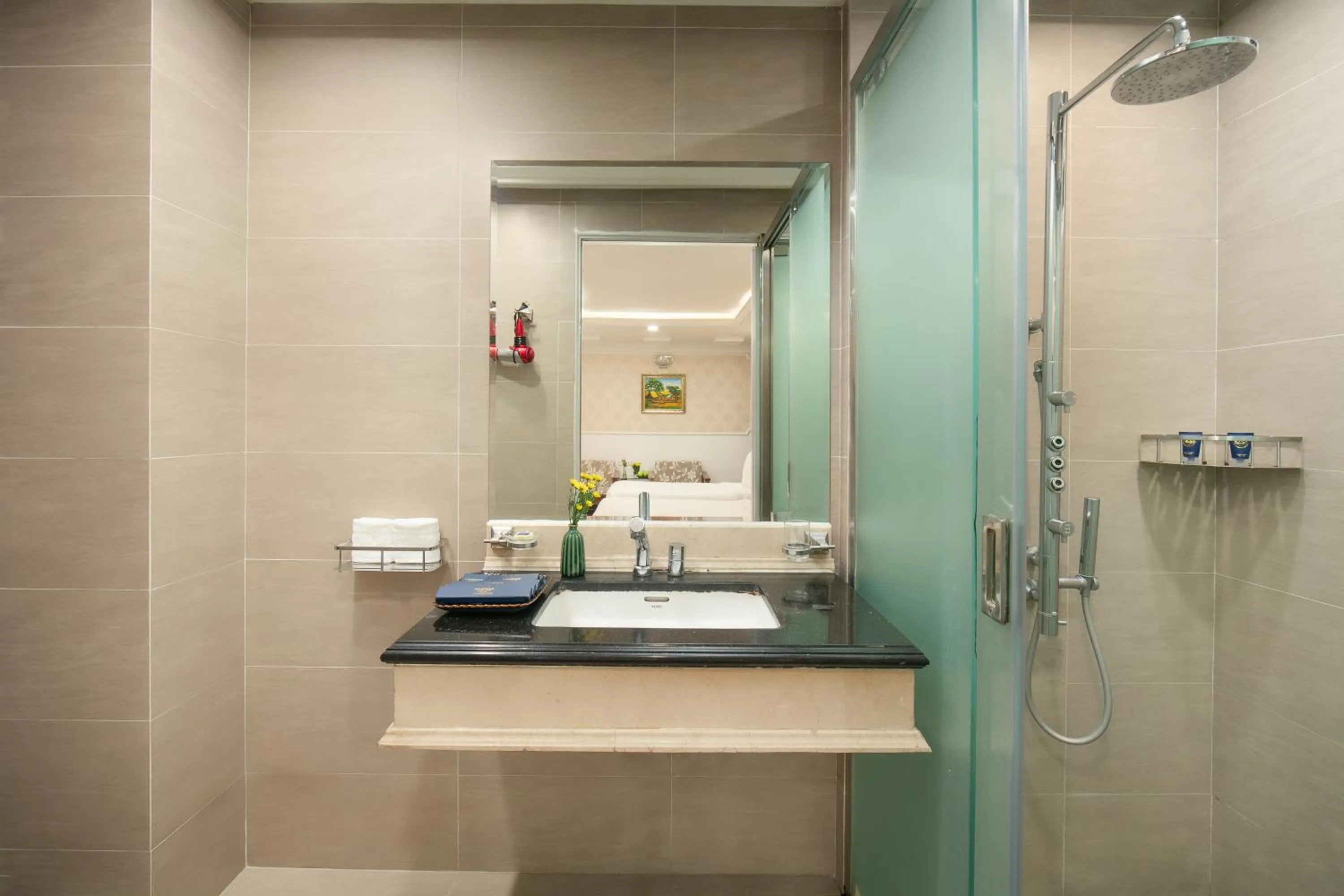 Toilet in Champton Hanoi Hotel