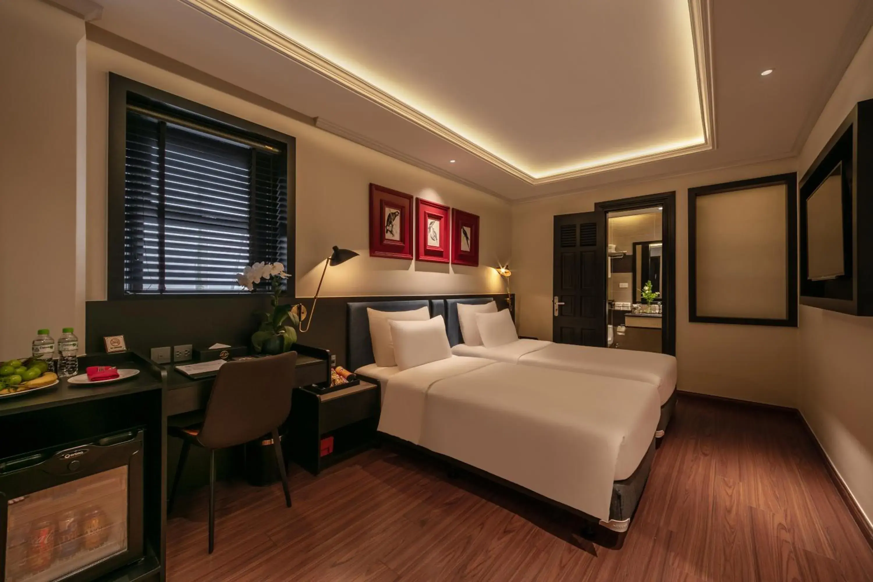 View (from property/room), Bed in Champton Hanoi Hotel View (from property/room), Bed in Champton Hanoi Hotel