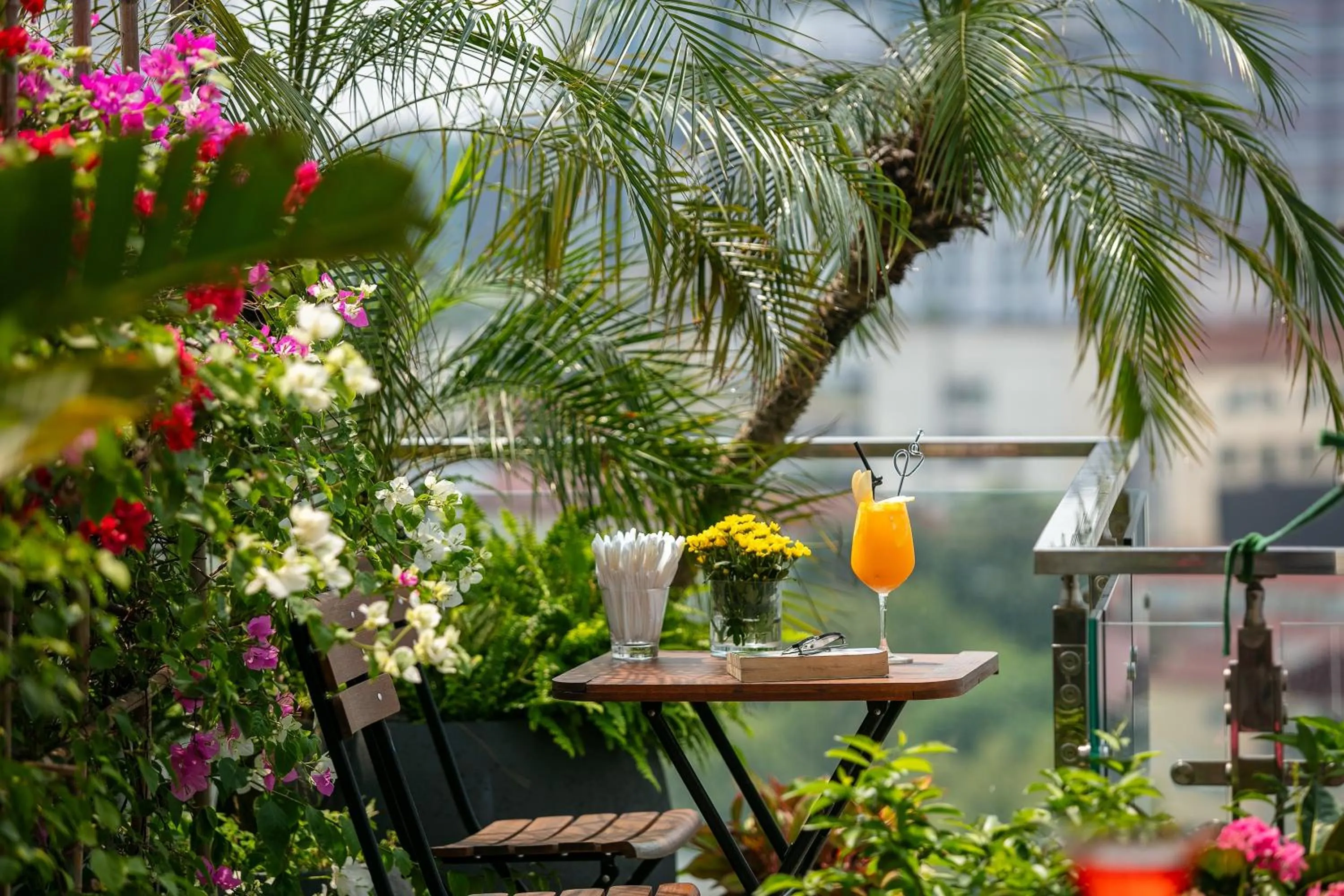 Pool view in The Light Hotel