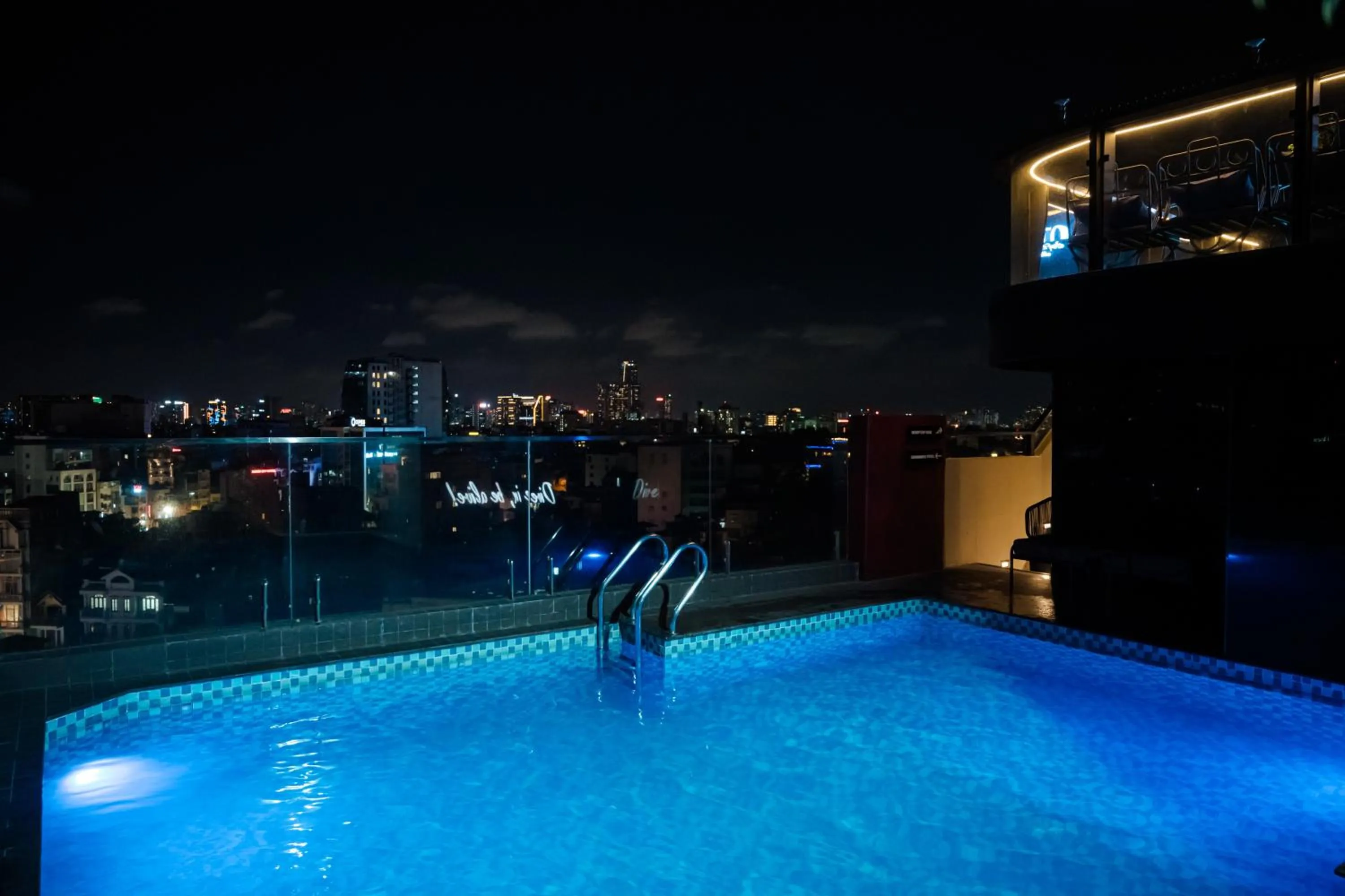 Swimming pool in Champton Hanoi Hotel